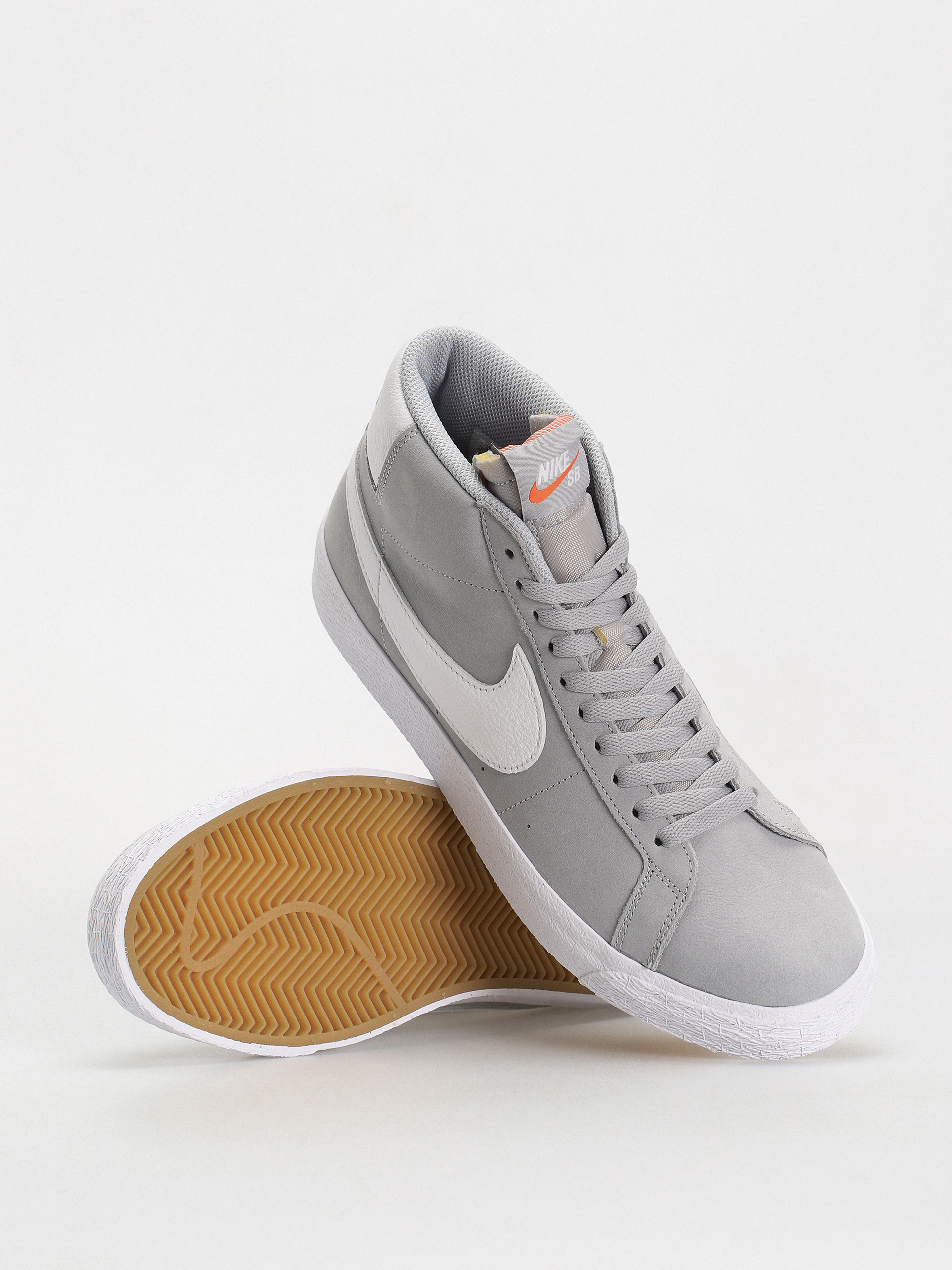 Pantofi Nike SB Zoom Blazer Mid (wolf grey/white wolf grey)