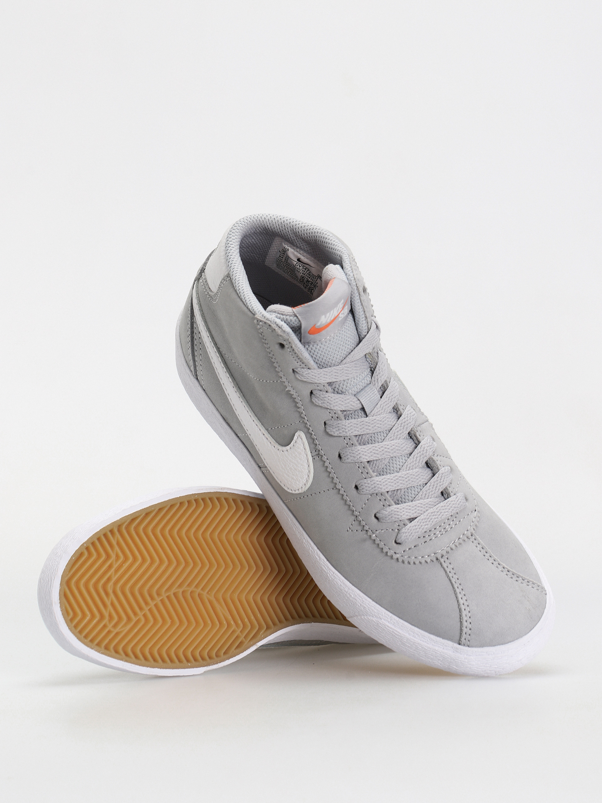 Pantofi Nike SB Bruin High (wolf grey/white wolf grey)
