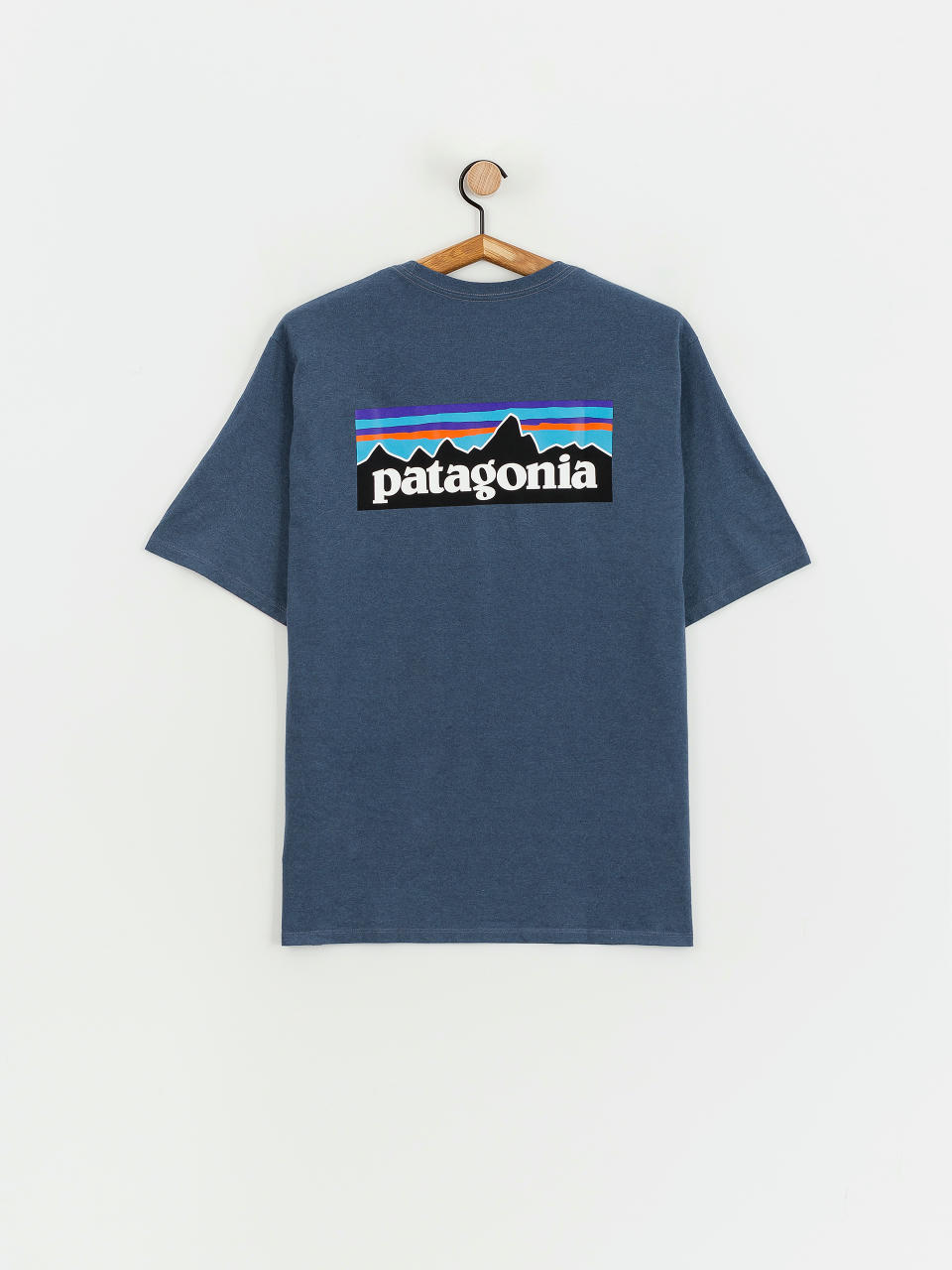 Tricou Patagonia P-6 Logo Responsibili (utility blue)