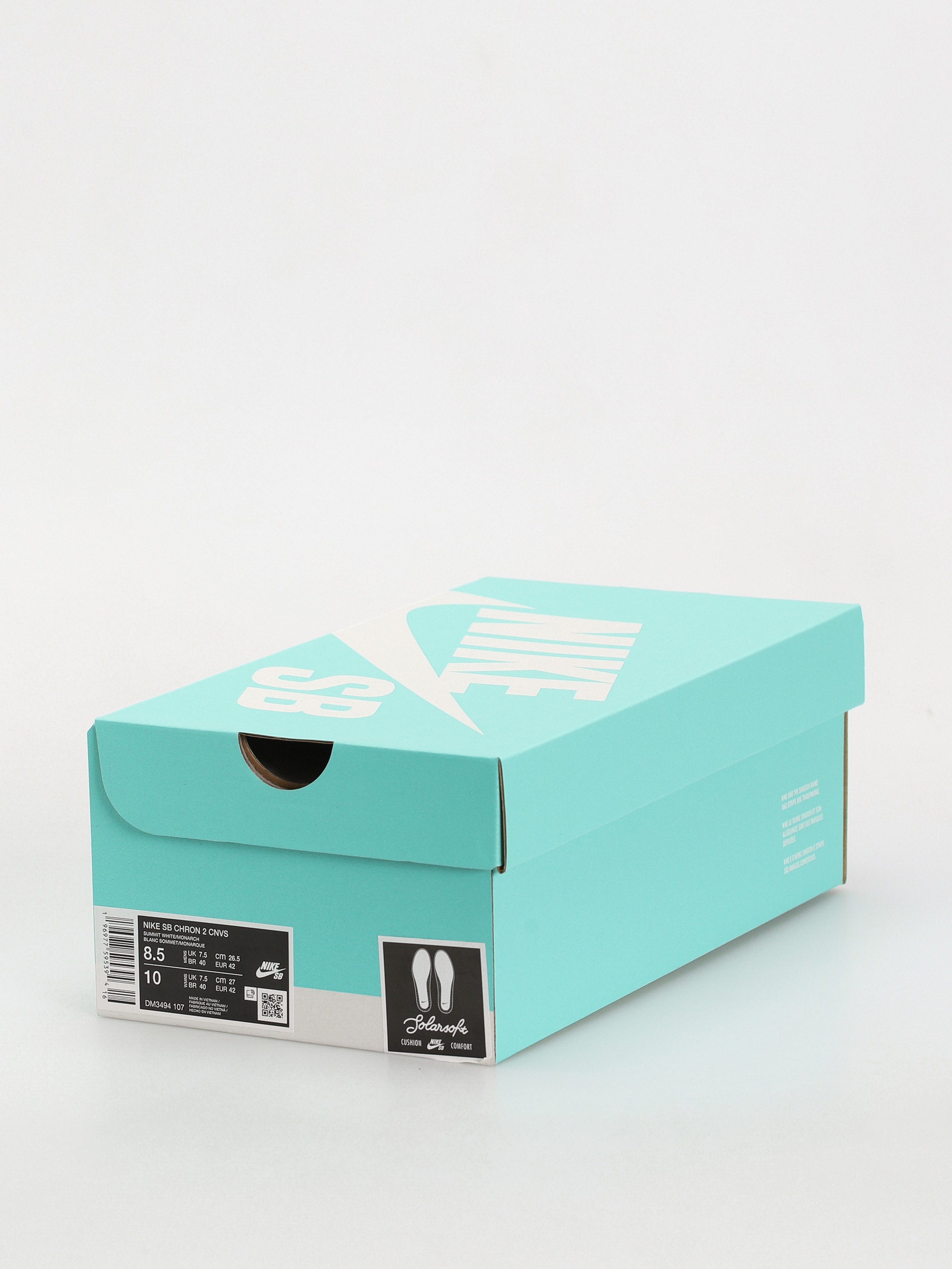 Pantofi Nike SB Chron 2 Canvas (summit white/monarch summit white)