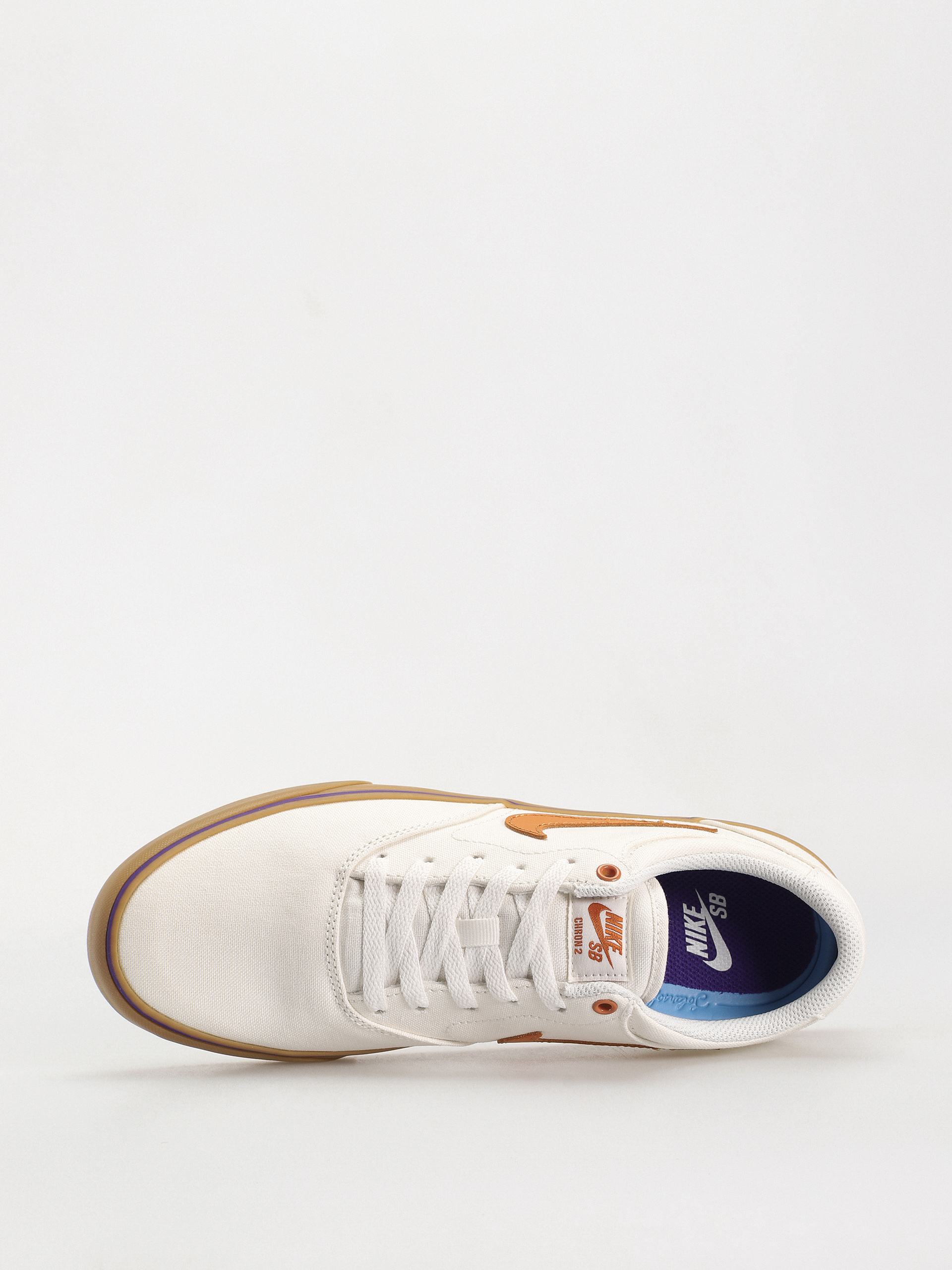 Pantofi Nike SB Chron 2 Canvas (summit white/monarch summit white)