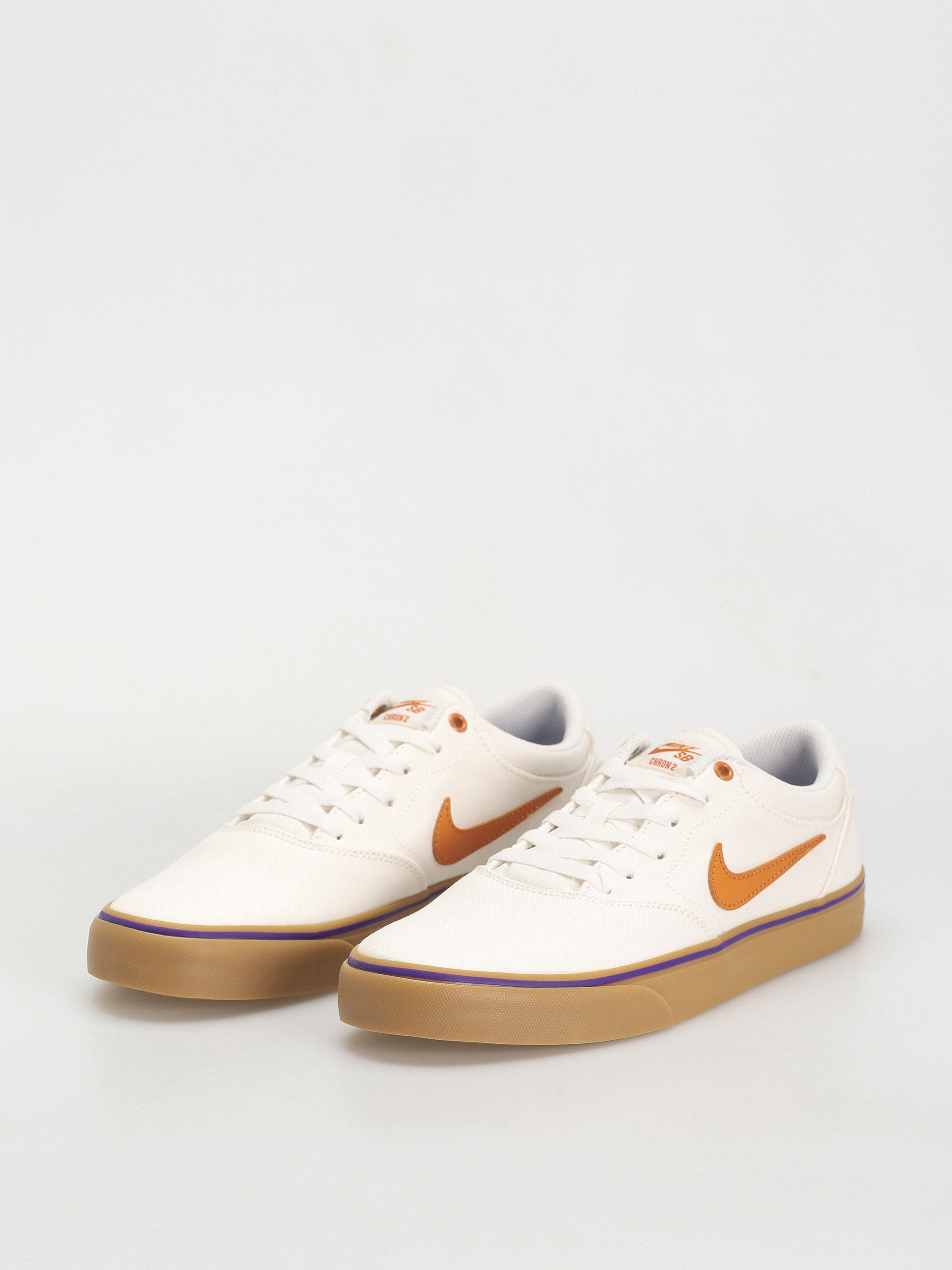 Pantofi Nike SB Chron 2 Canvas (summit white/monarch summit white)