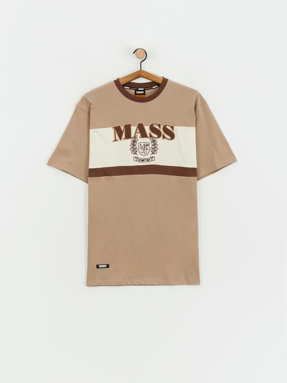 Tricou MassDnm Round One (beige)