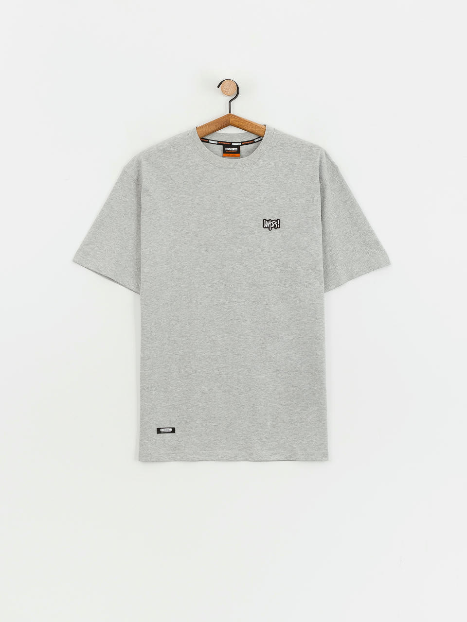 Tricou MassDnm Signature Patch (lt heather grey)