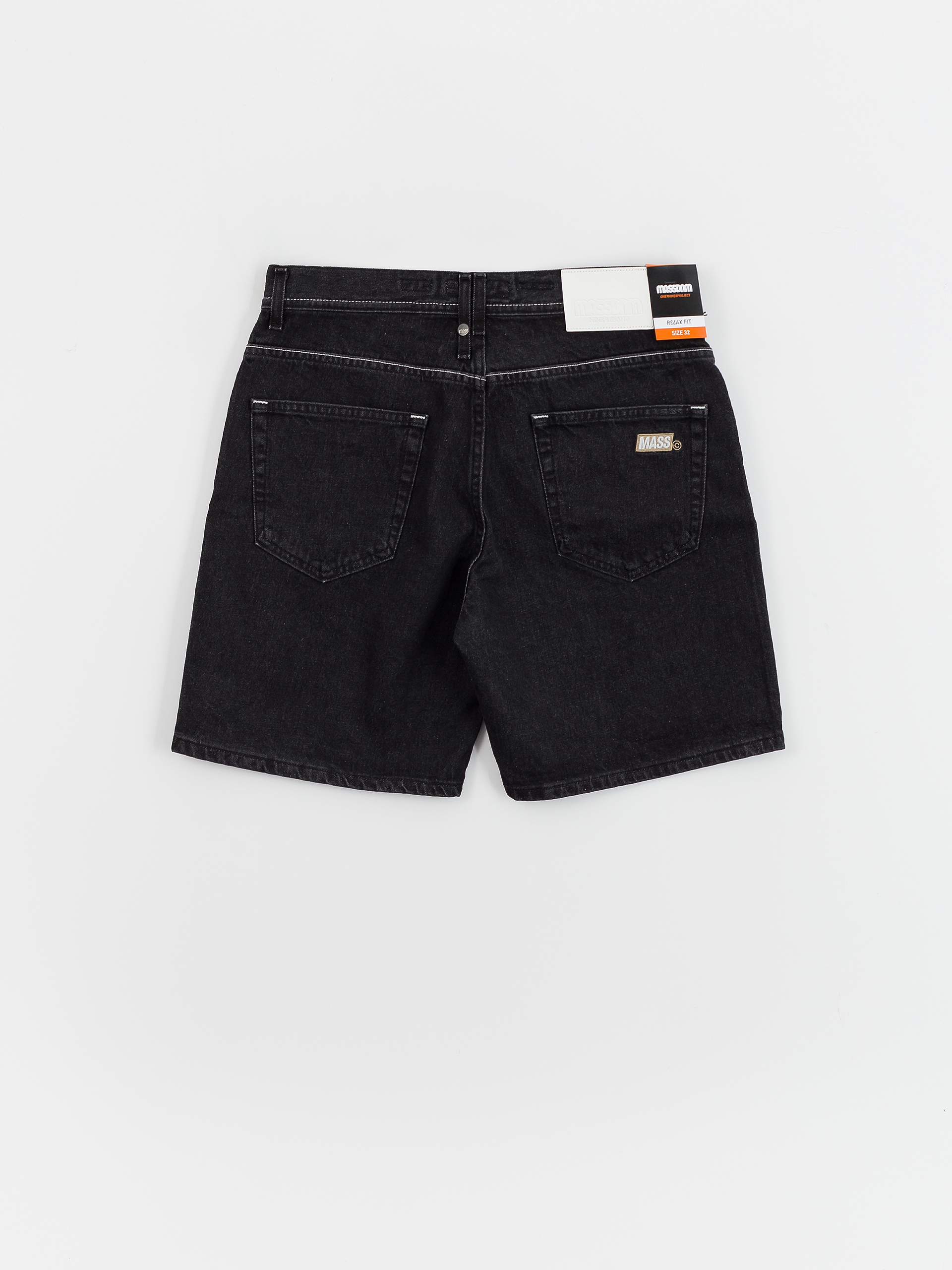 Șort MassDnm Jeans Box (black washed)