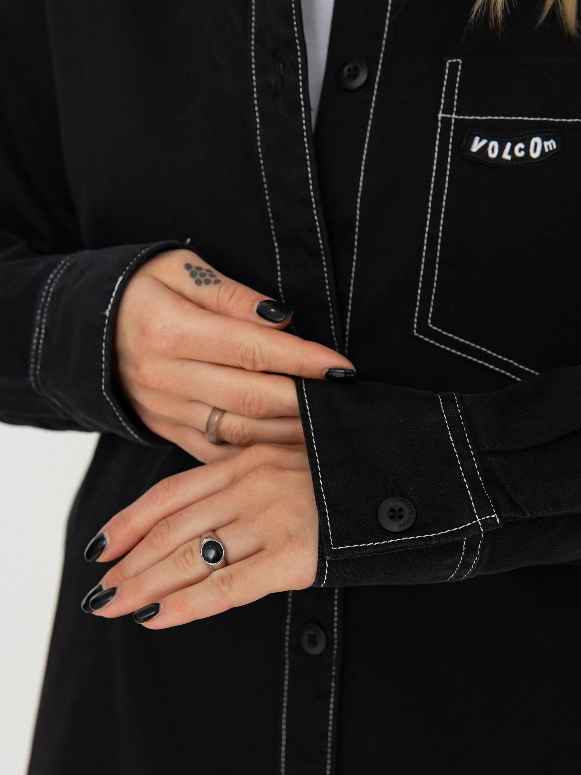 Longsleeve Volcom Stone Kraft Shirt Ls Wmn (black)