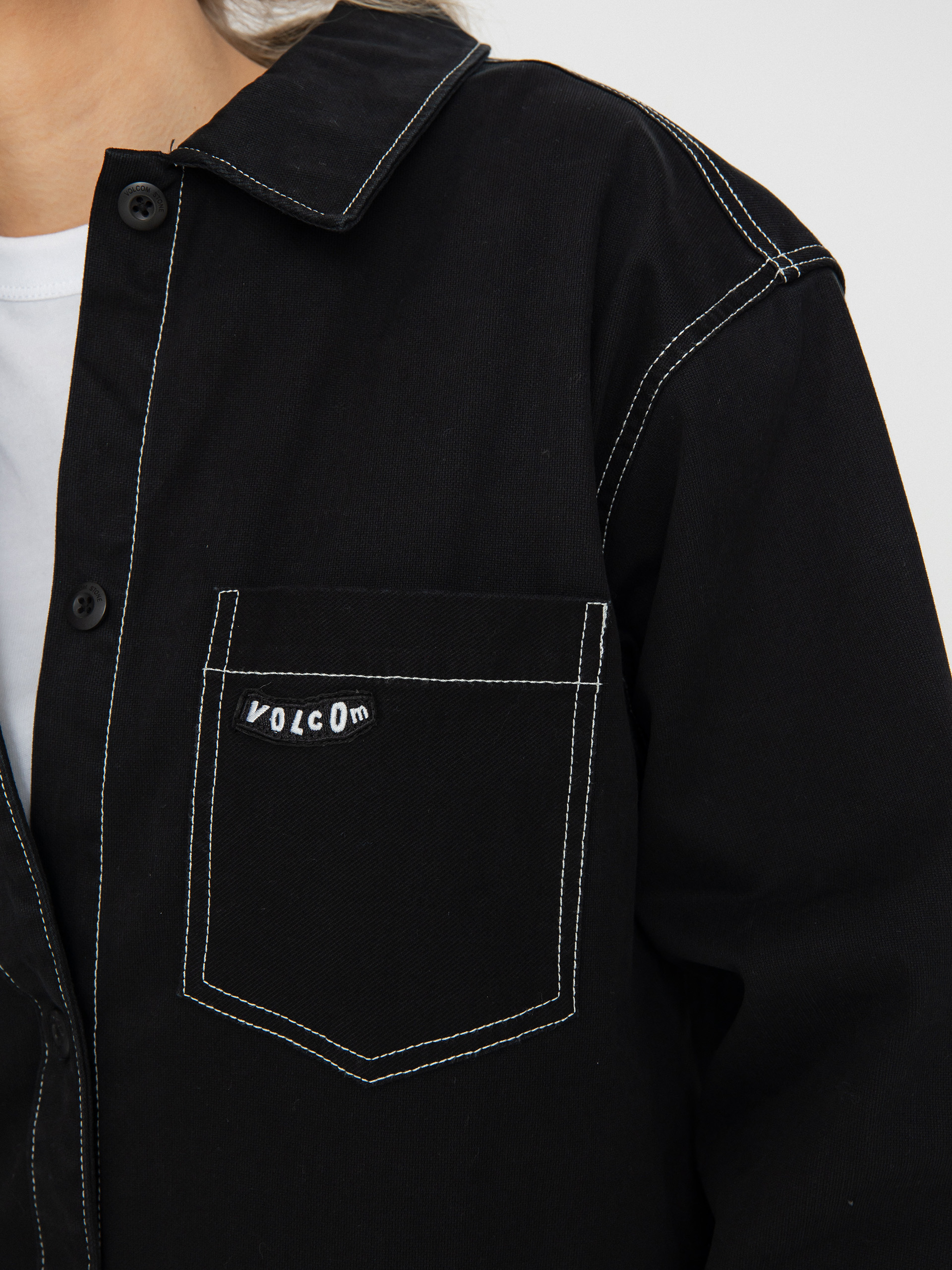 Longsleeve Volcom Stone Kraft Shirt Ls Wmn (black)