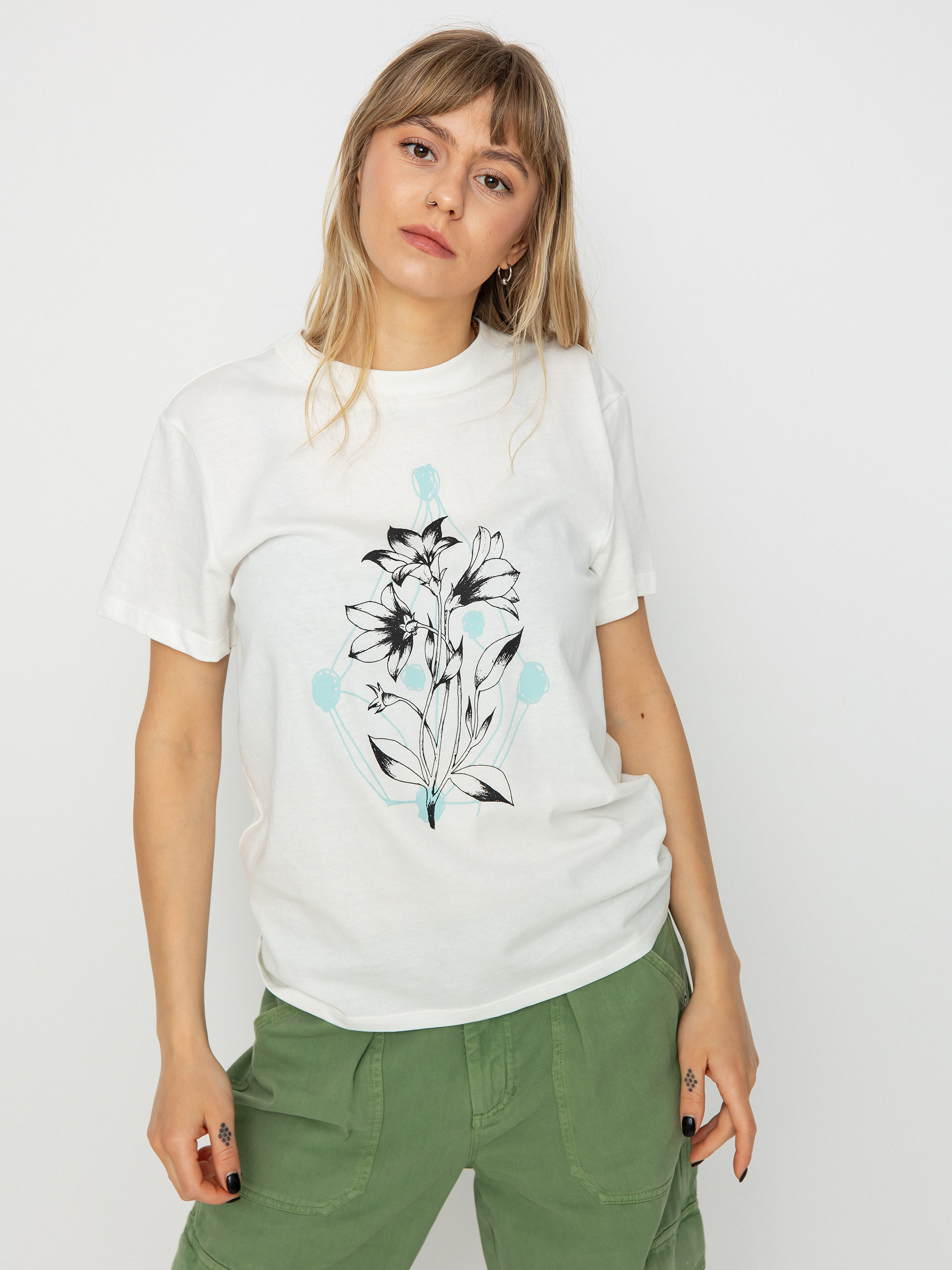 Tricou Volcom Radical Daze Wmn (star white)