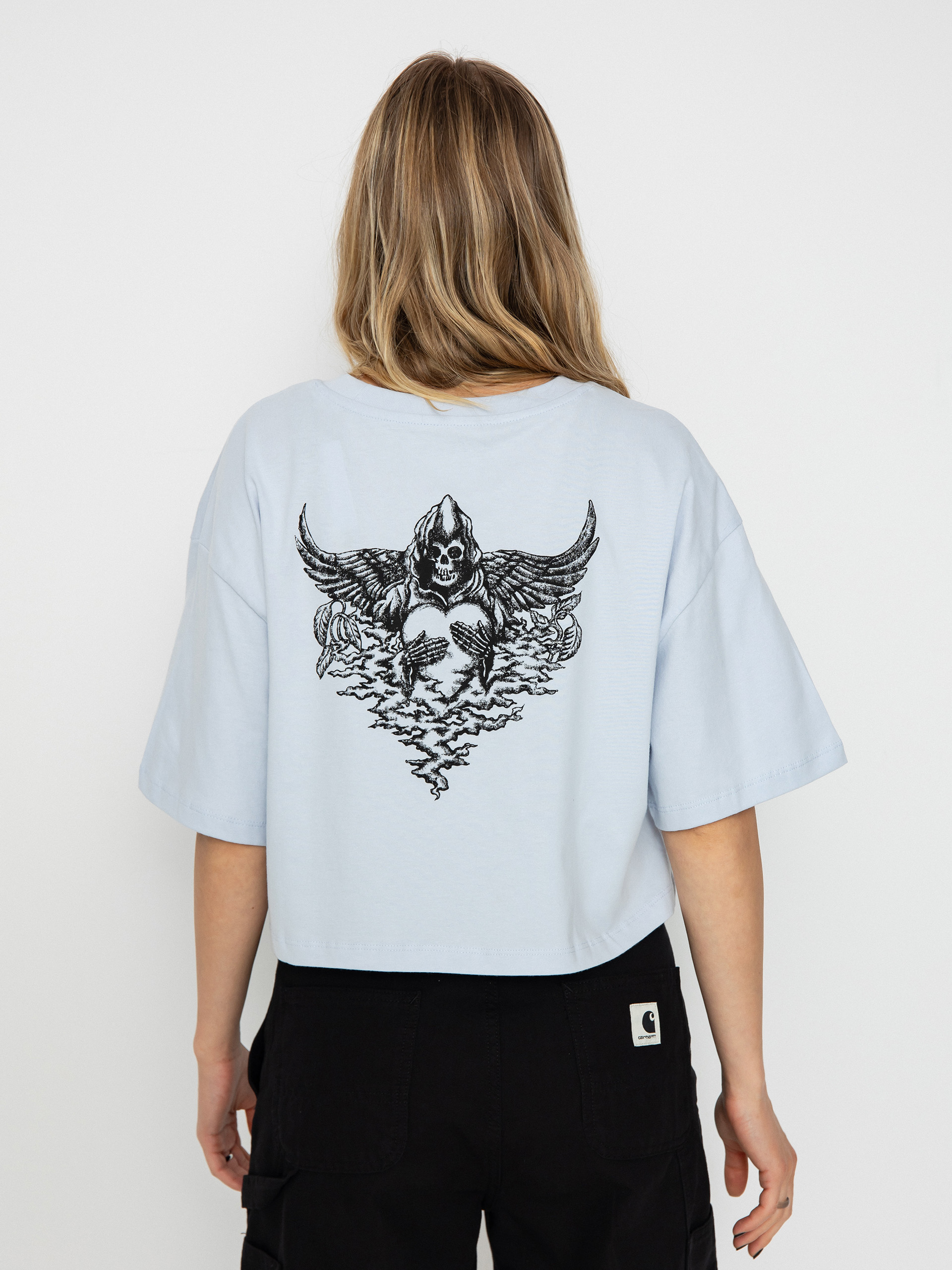 Tricou Vans Vexed Relax Crop Wmn (halogen blue)