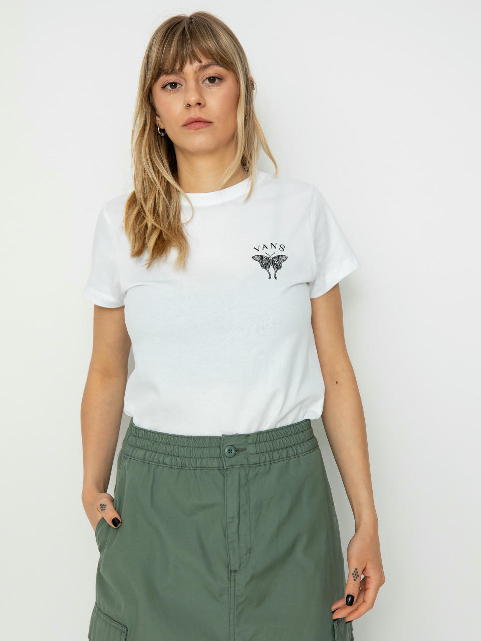 Tricou Vans Catchers Club Mini Wmn (white)