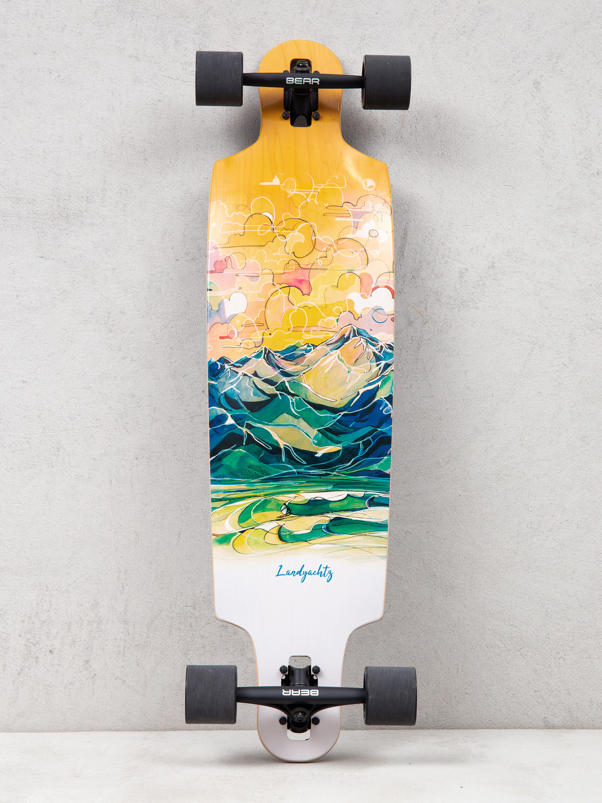 Longboard Landyachtz Drop Cat 38 - multicolor (vibes)