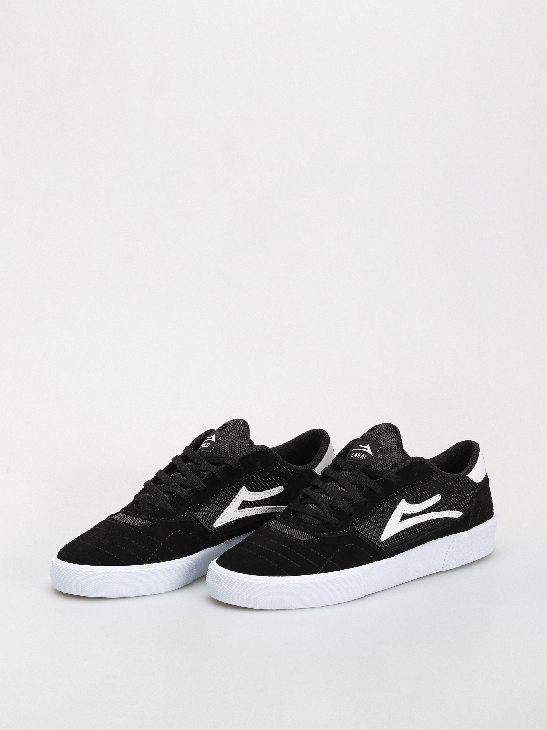 Pantofi Lakai Cambridge (black white suede)