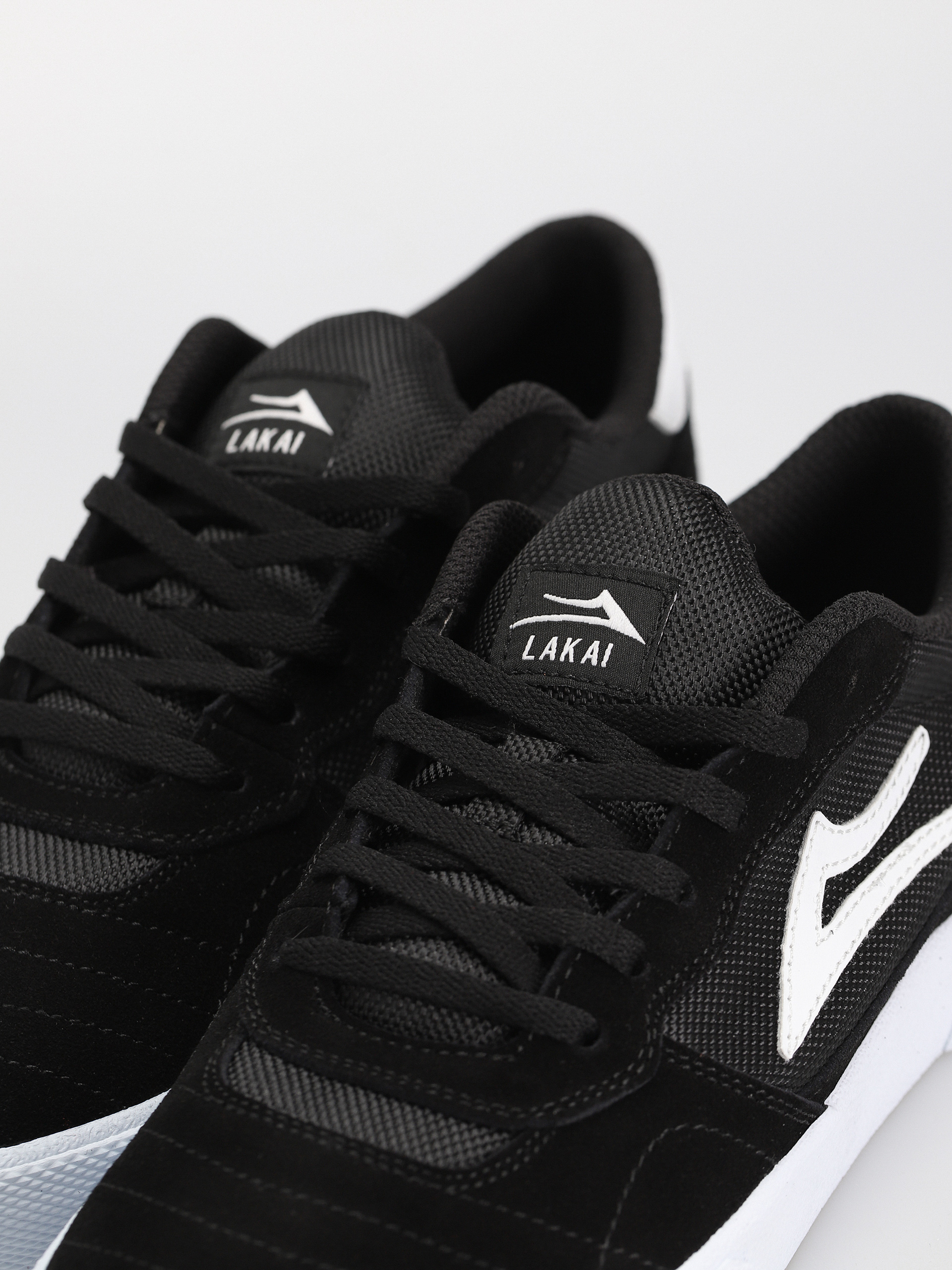 Pantofi Lakai Cambridge (black white suede)