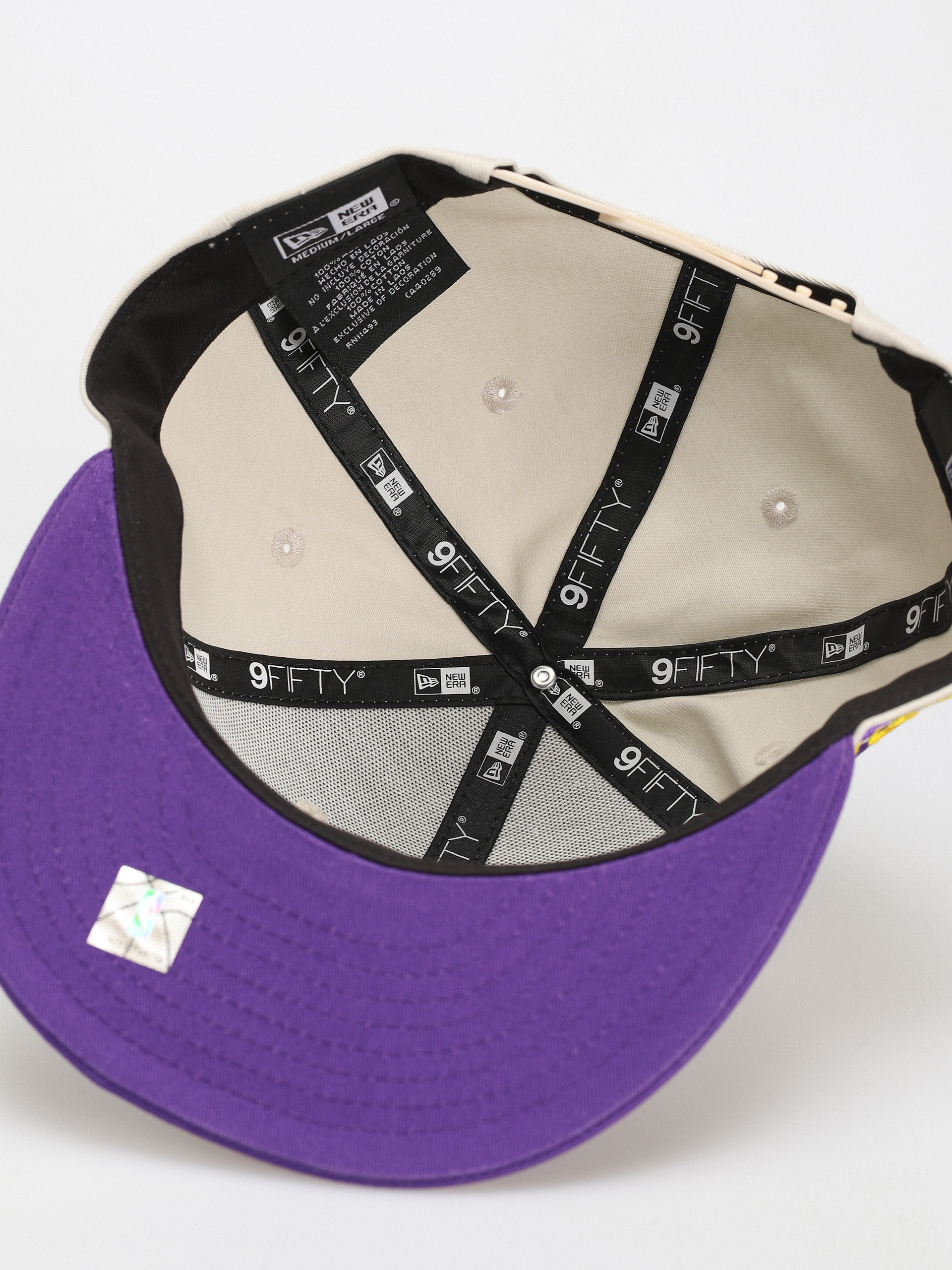 Șapcă New Era NBA Logo 9Fifty Los Angeles Lakers (ivory/purple)
