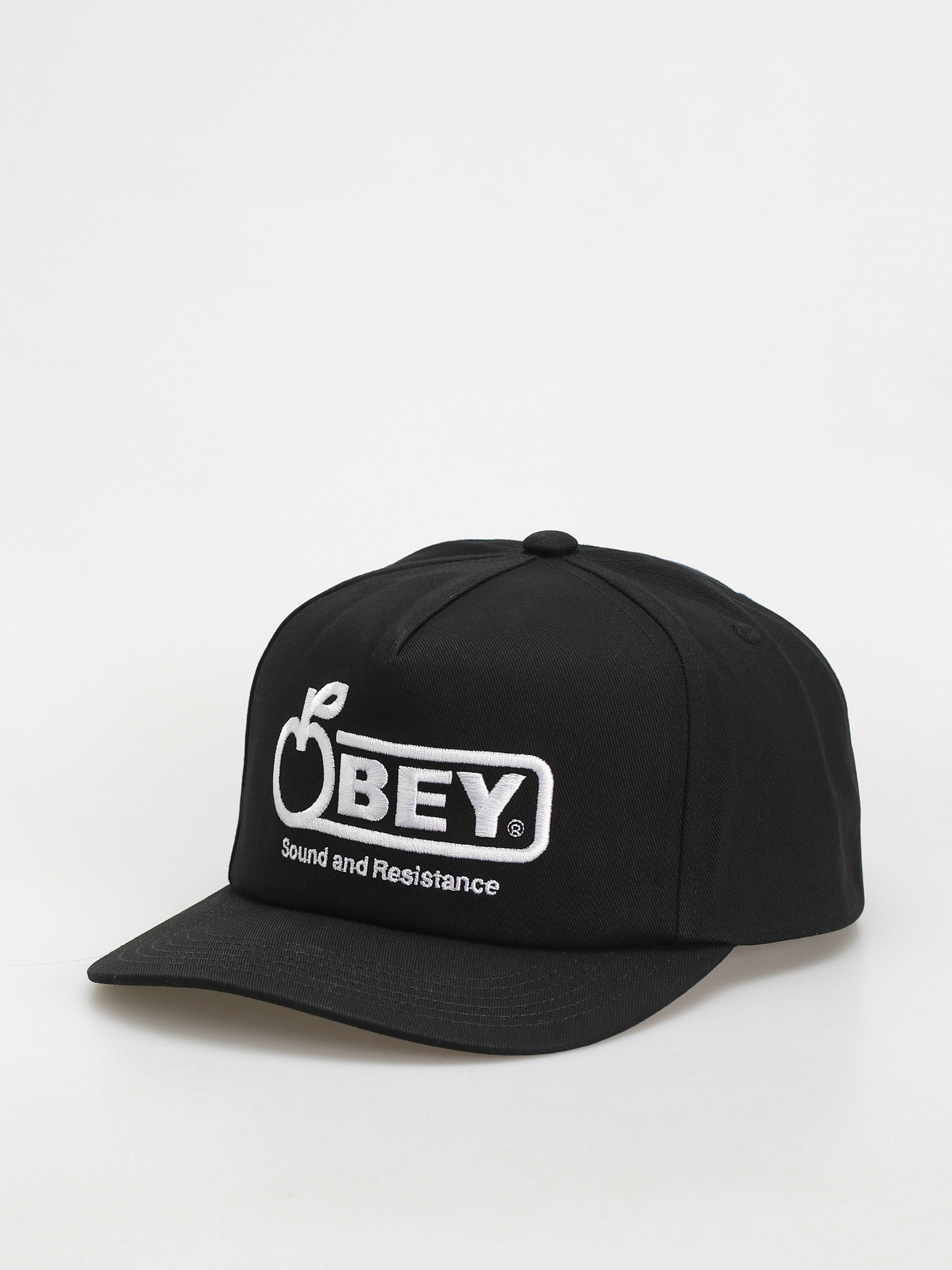 Șapcă OBEY Sound Twill 5 Panel (black)