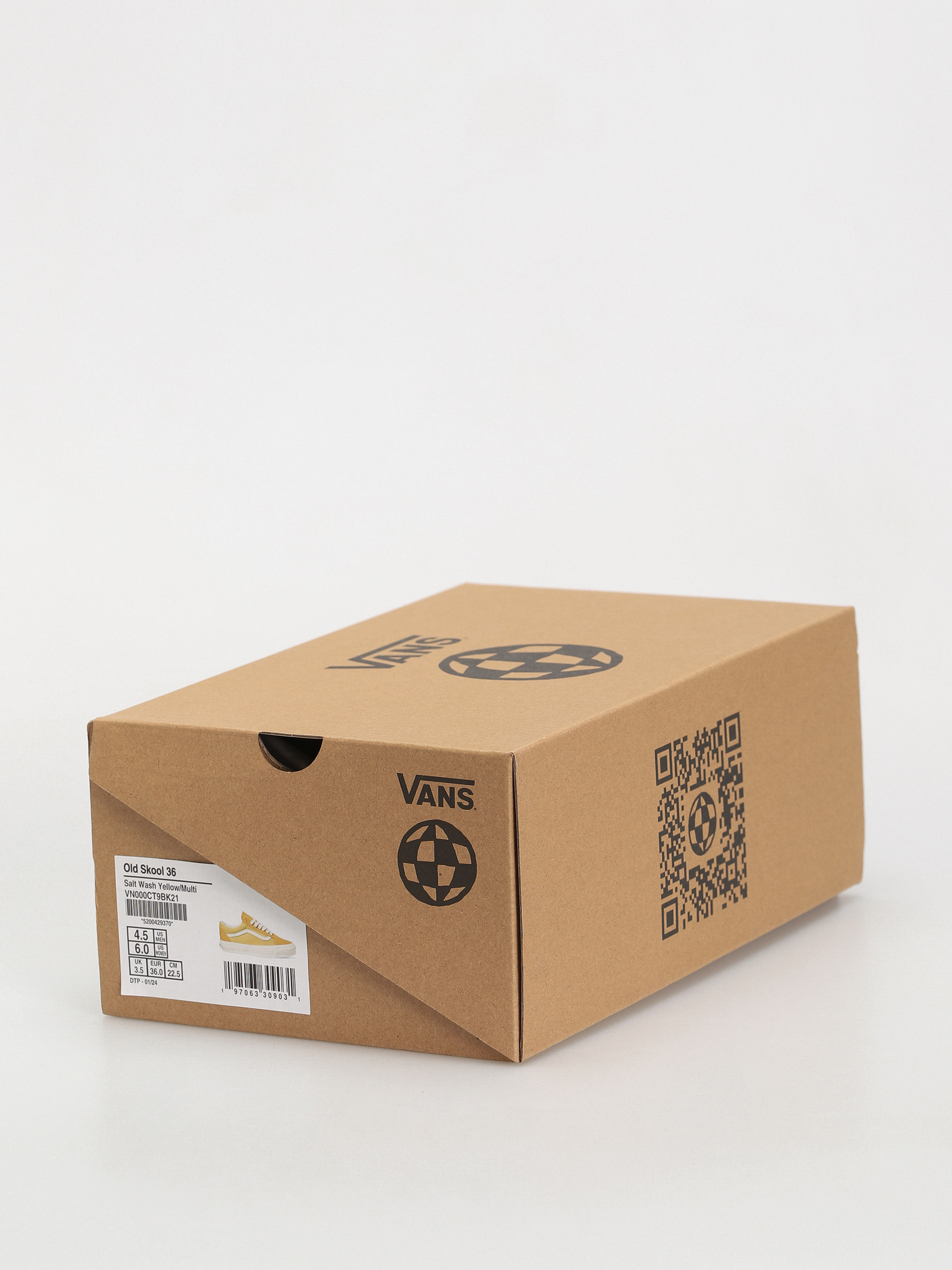 Pantofi Vans Old Skool 36 (salt wash yellow/multi)