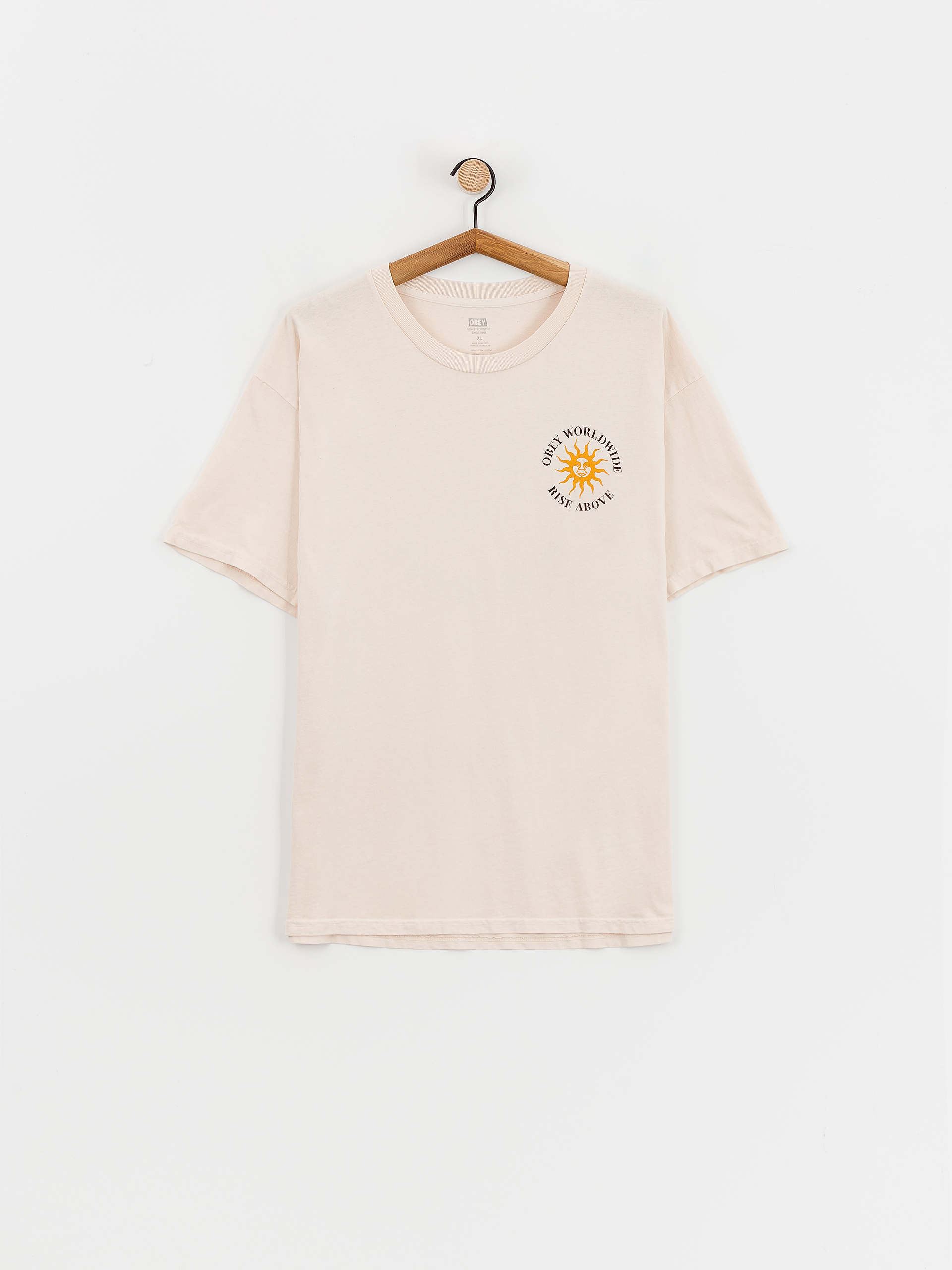 Tricou OBEY Rise (pigment sago)