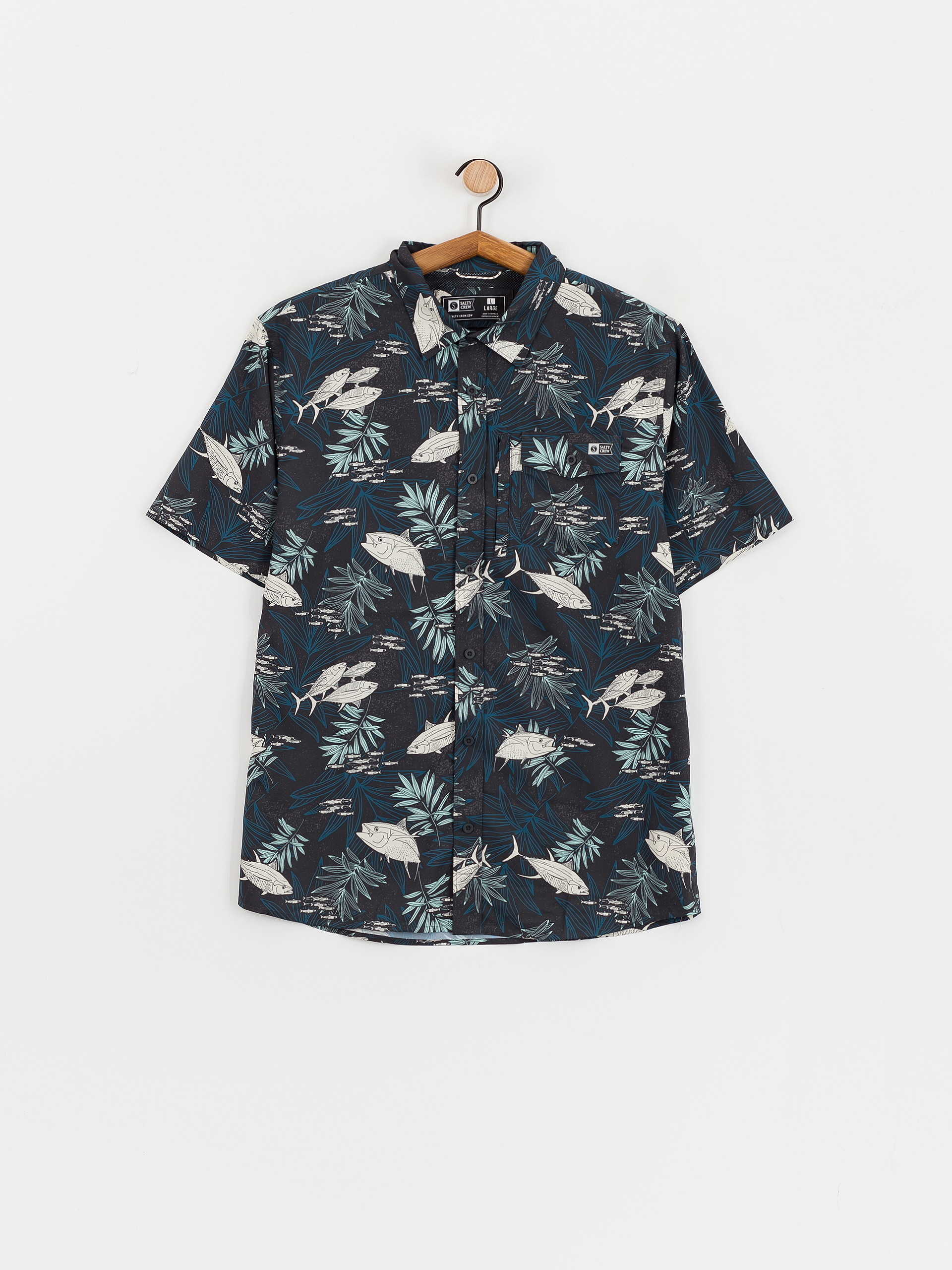 Cămașă Salty Crew Feeding Frenzy Uv (midnight)