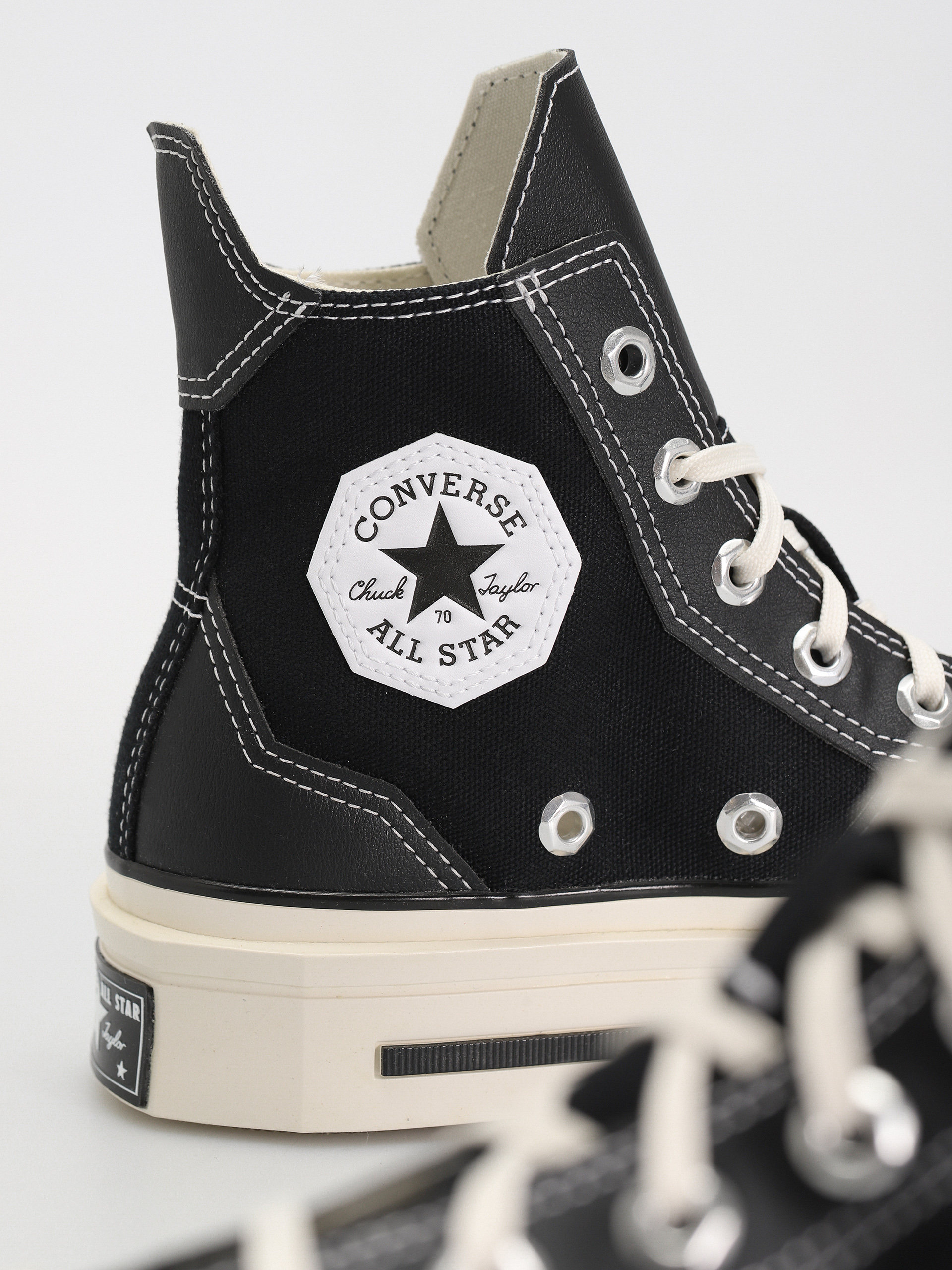 Teniși Converse Chuck 70 De Luxe Squared Hi (black)