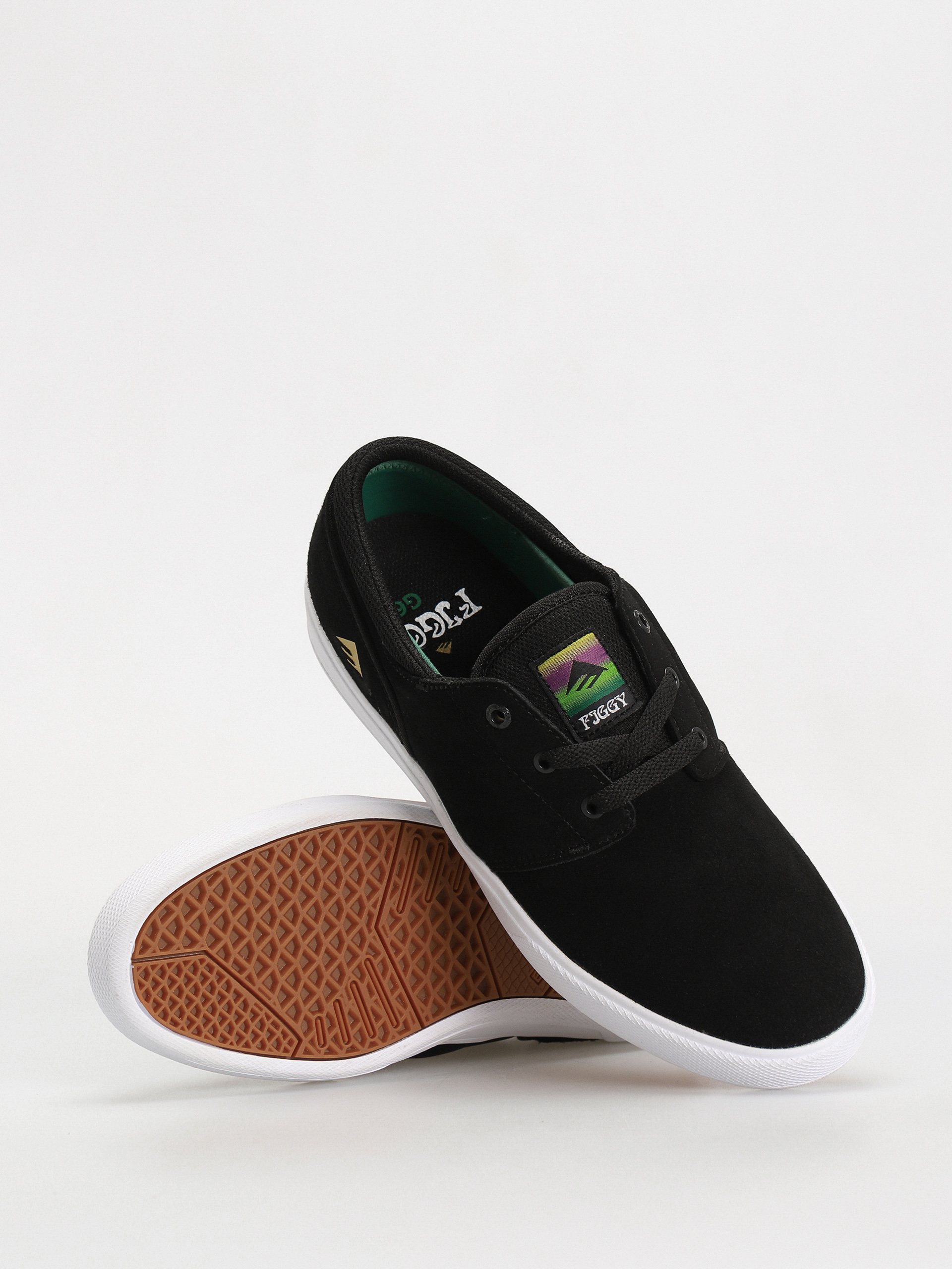 Pantofi Emerica Figgy G6 (black/white/gold)
