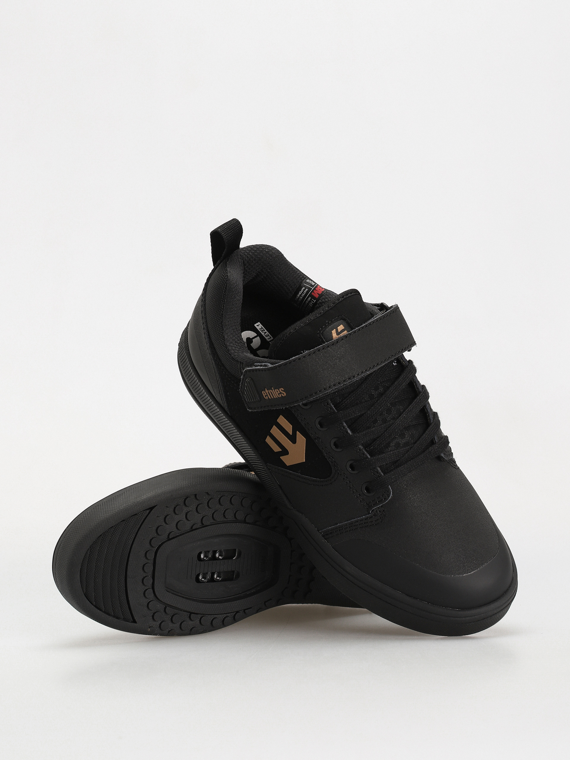 Pantofi Etnies Camber Clip (black/gold)