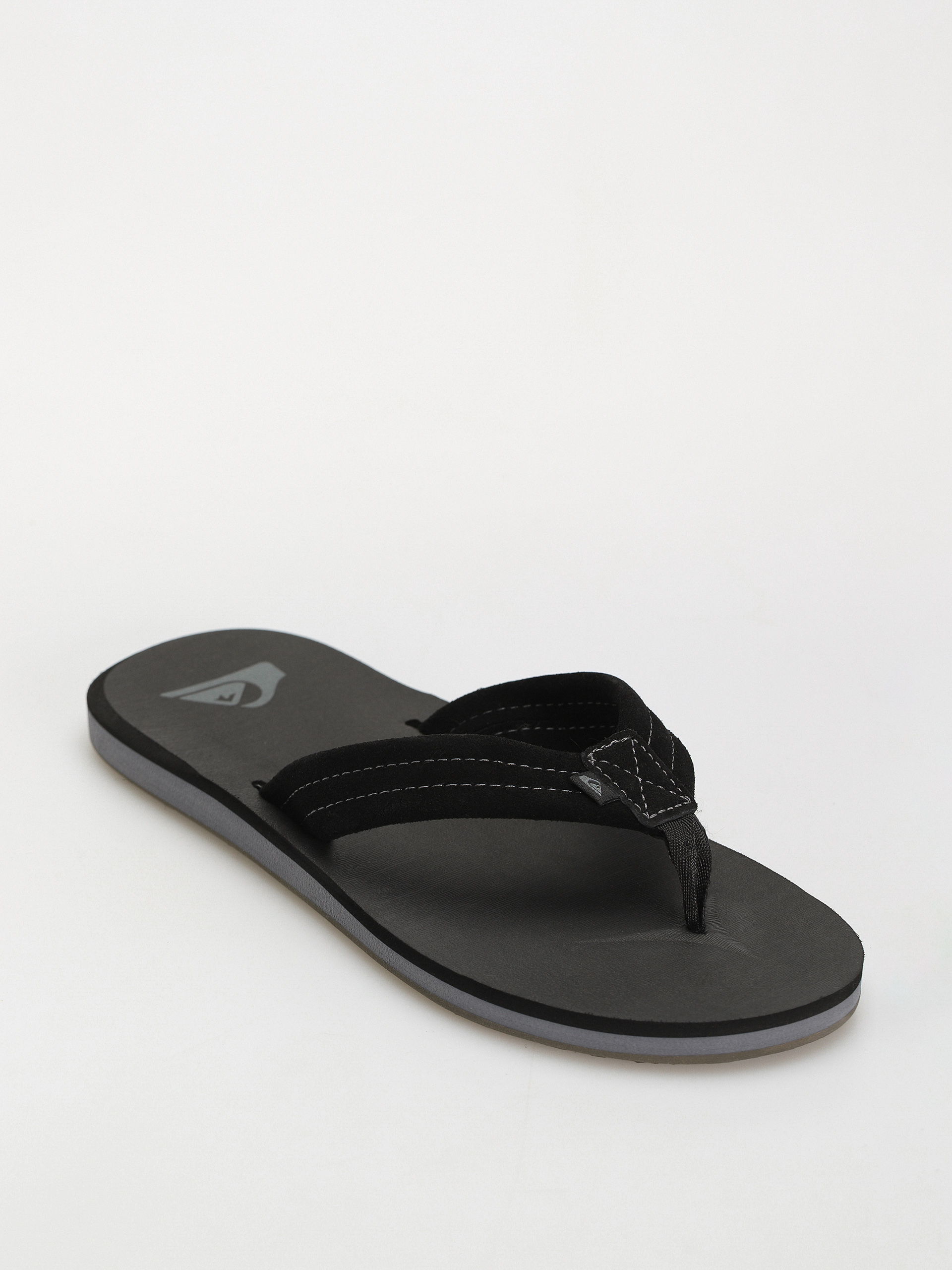 papuci de plajă Quiksilver Carver Suede Core (black 1)