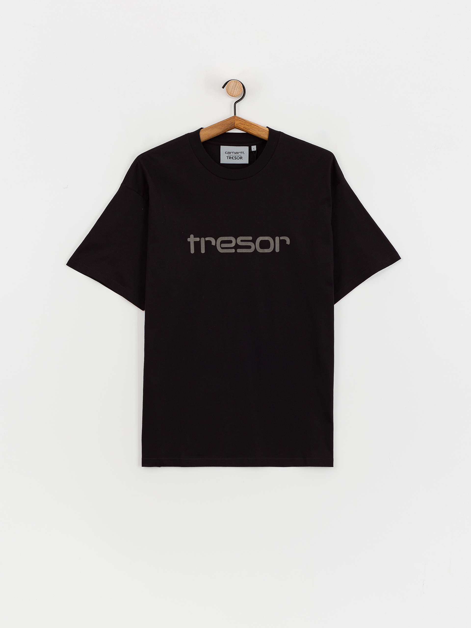 Tricou Carhartt WIP X TRESOR Techno Alliance (black/dark grey reflective)