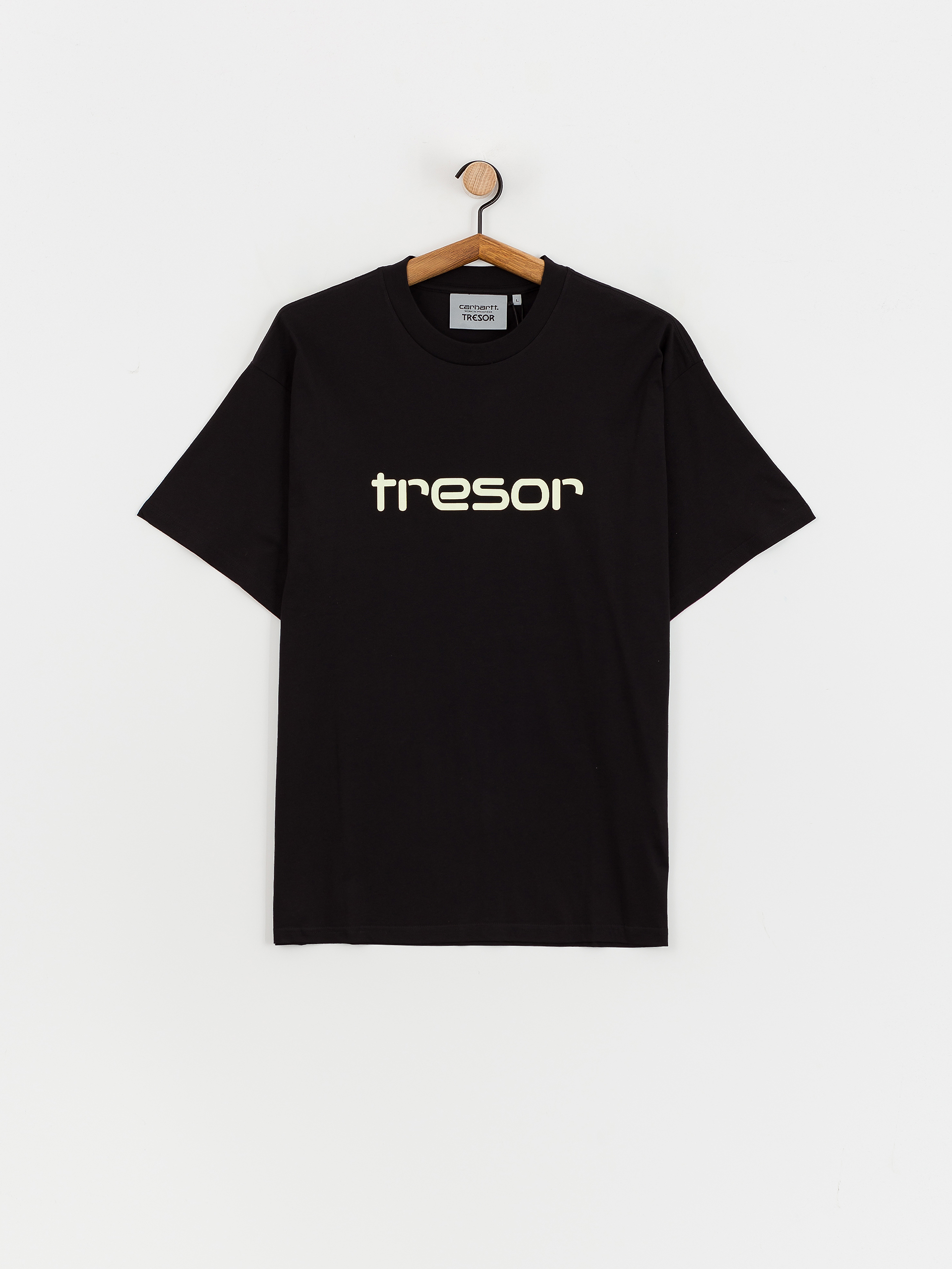 Tricou Carhartt WIP X TRESOR Techno Alliance (black/glow green)
