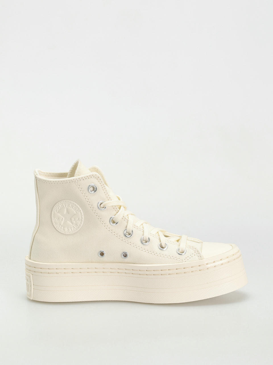 Teniși Converse Chuck Taylor All Star Modern Lift Hi Wmn (khaki/off white)