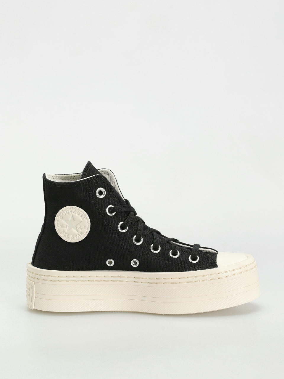 Teniși Converse Chuck Taylor All Star Modern Lift Hi Wmn (black)