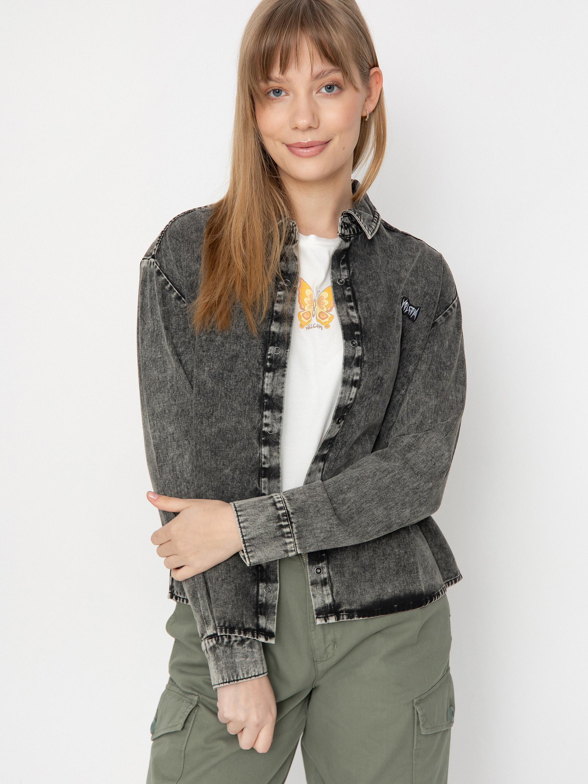 Longsleeve Volcom Asphalt Shirt Ls Wmn (black)