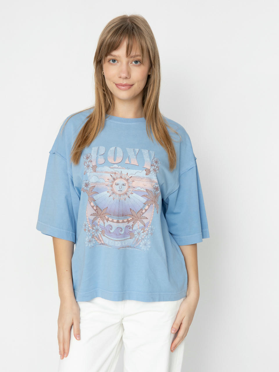 Tricou Roxy Sweet Shine A Wmn (bel air blue)