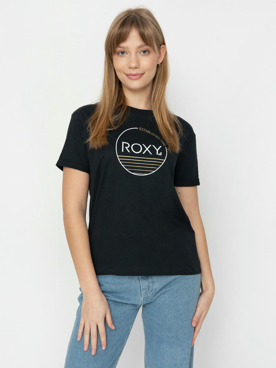 Tricou Roxy Noon Ocean Wmn (anthracite)