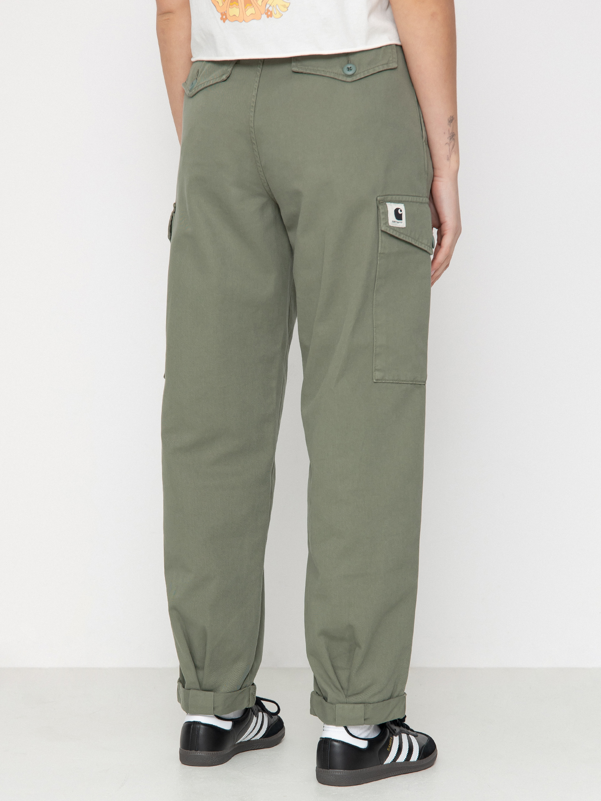 Pantaloni Carhartt WIP Collins Wmn (park)