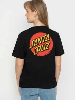 Tricou Santa Cruz Classic Dot Chest Wmn (black)