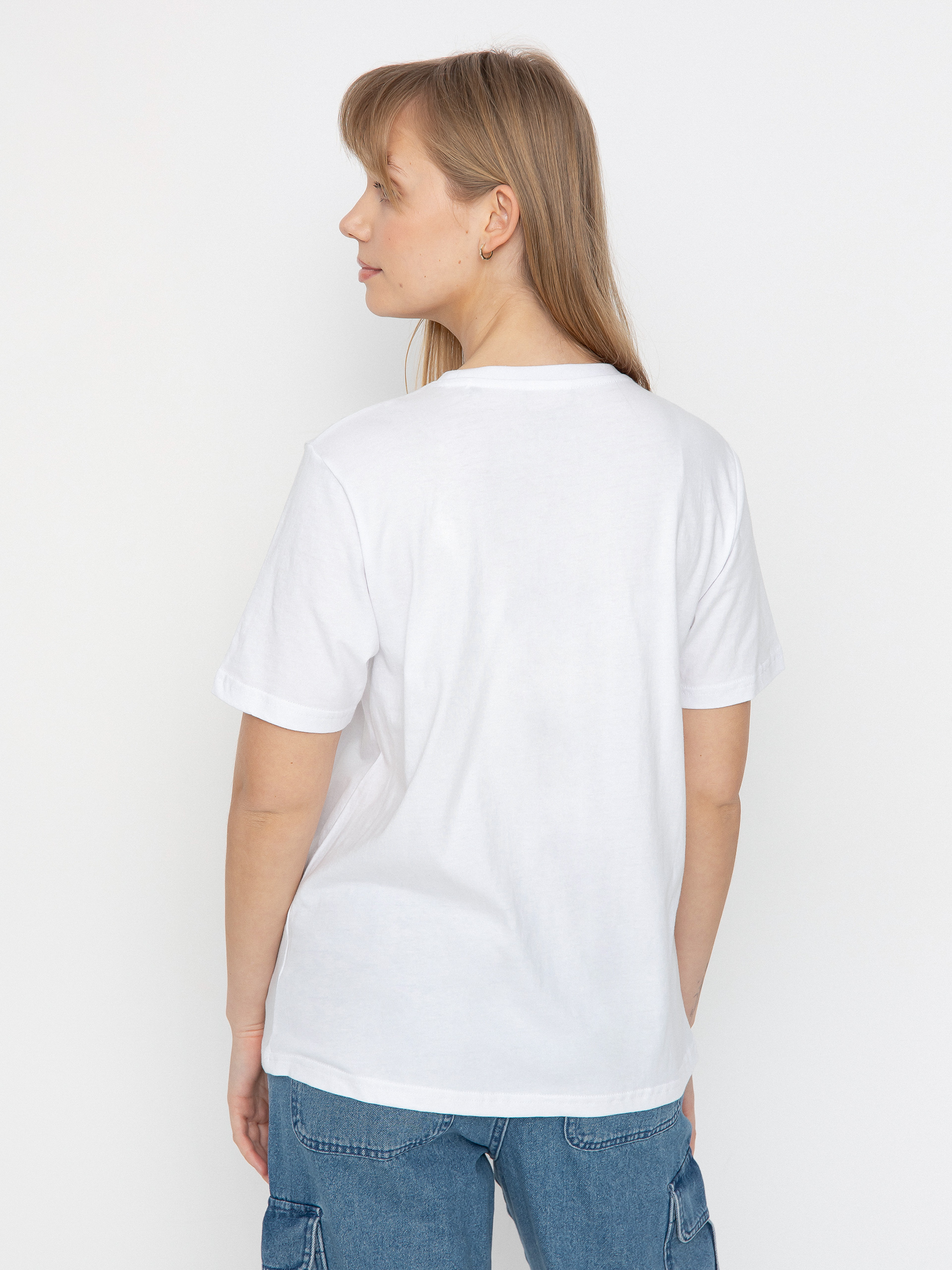 Tricou Santa Cruz Palm Strip Wmn (white)