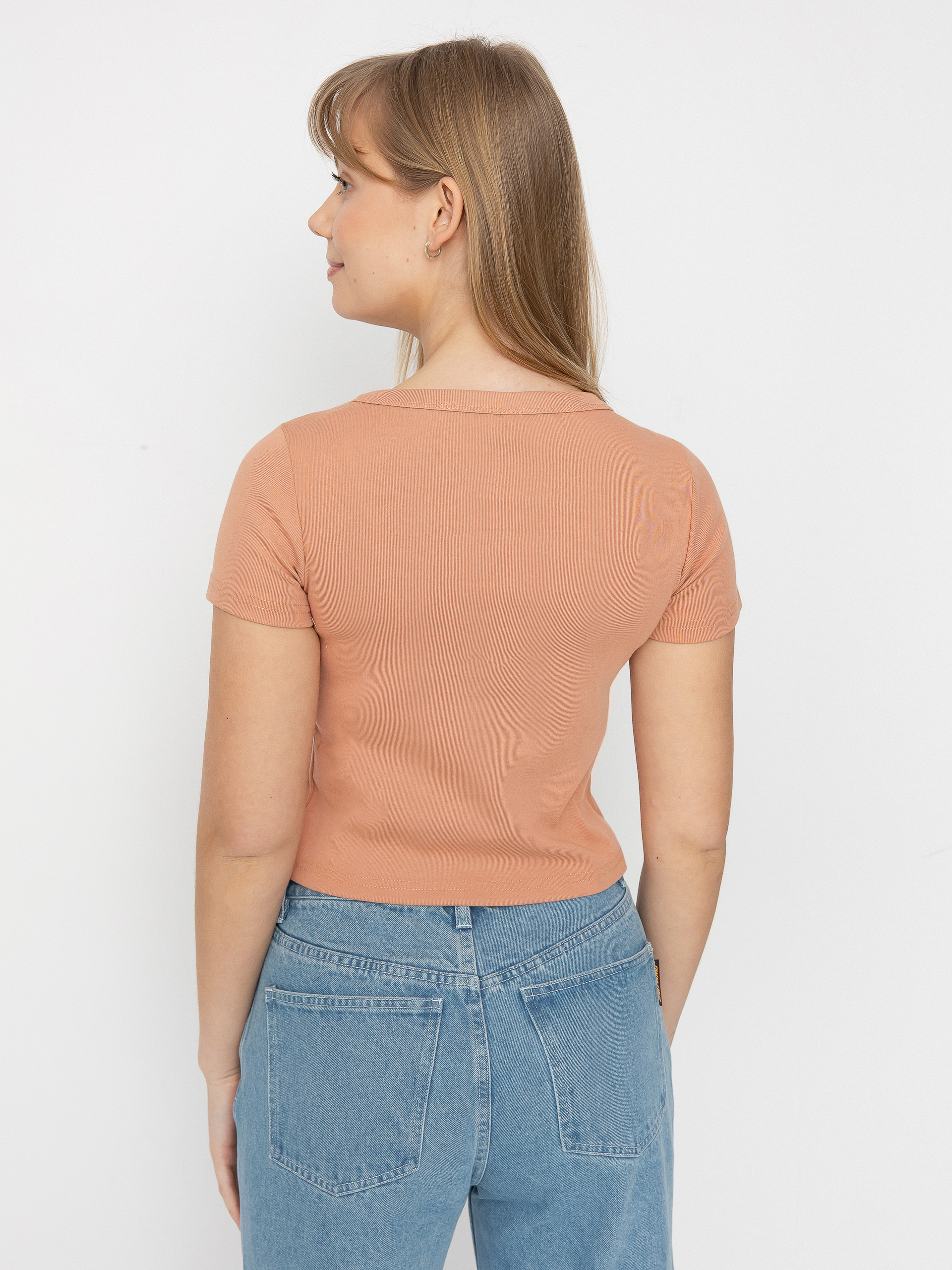 Tricou Santa Cruz Dressen Rose Crew Two Front Wmn (clay)