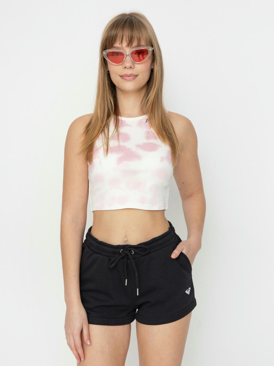 Tricou Santa Cruz Strip Wmn (pink dip dye)