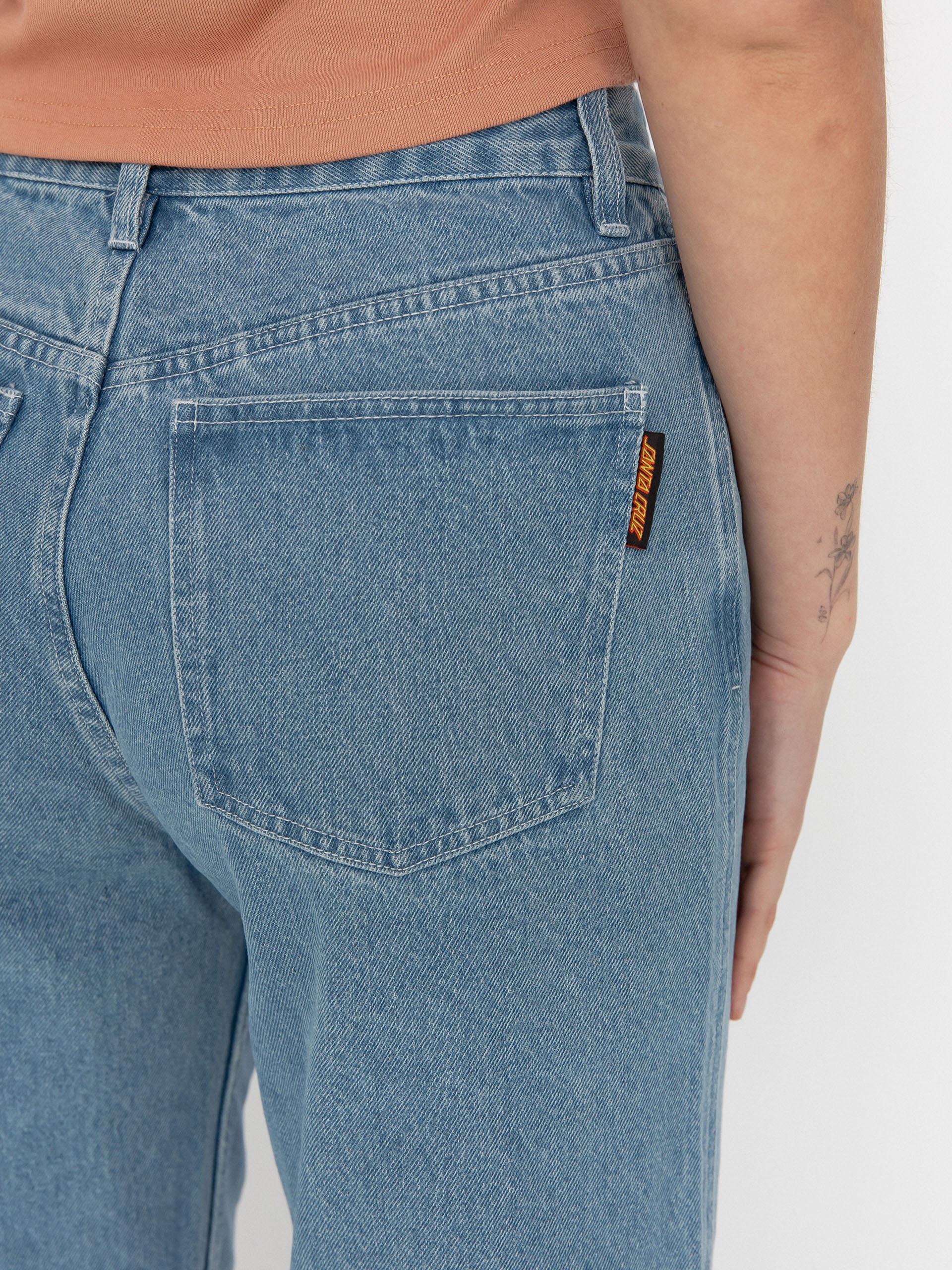 Pantaloni Santa Cruz Classic Baggy Jeans Wmn (bleach blue)