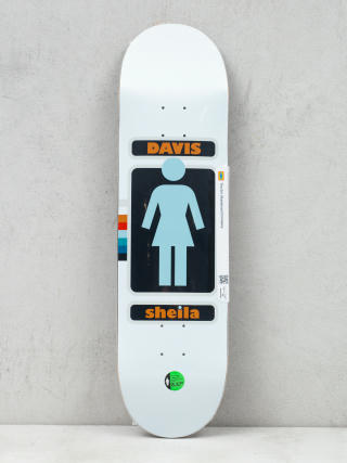 Placă Girl Skateboard Davis 93 Til (white/light blue)