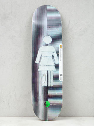 Placă Girl Skateboard Howard Scraps (white/black)