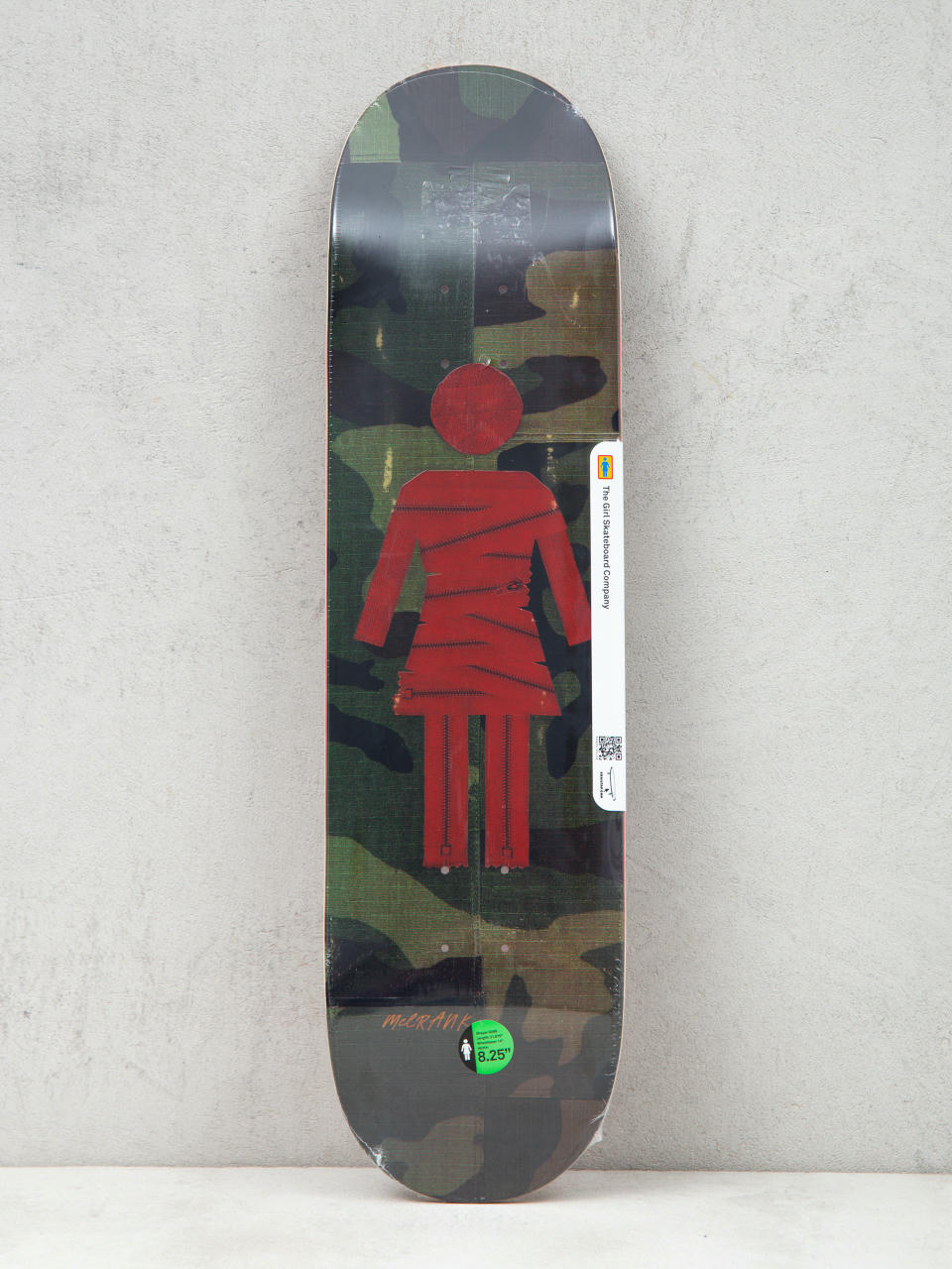 Placă Girl Skateboard Mccrank Scraps (camo)