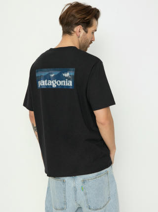 Tricou Patagonia Boardshort Logo Pocket Responsibili (ink black)