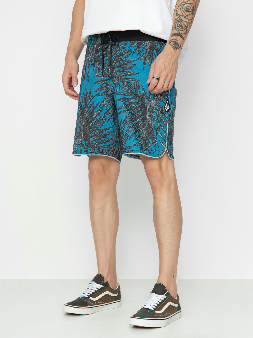 Șort pentru plajă Volcom Beeg Leef Stoney 19 (tidal blue)