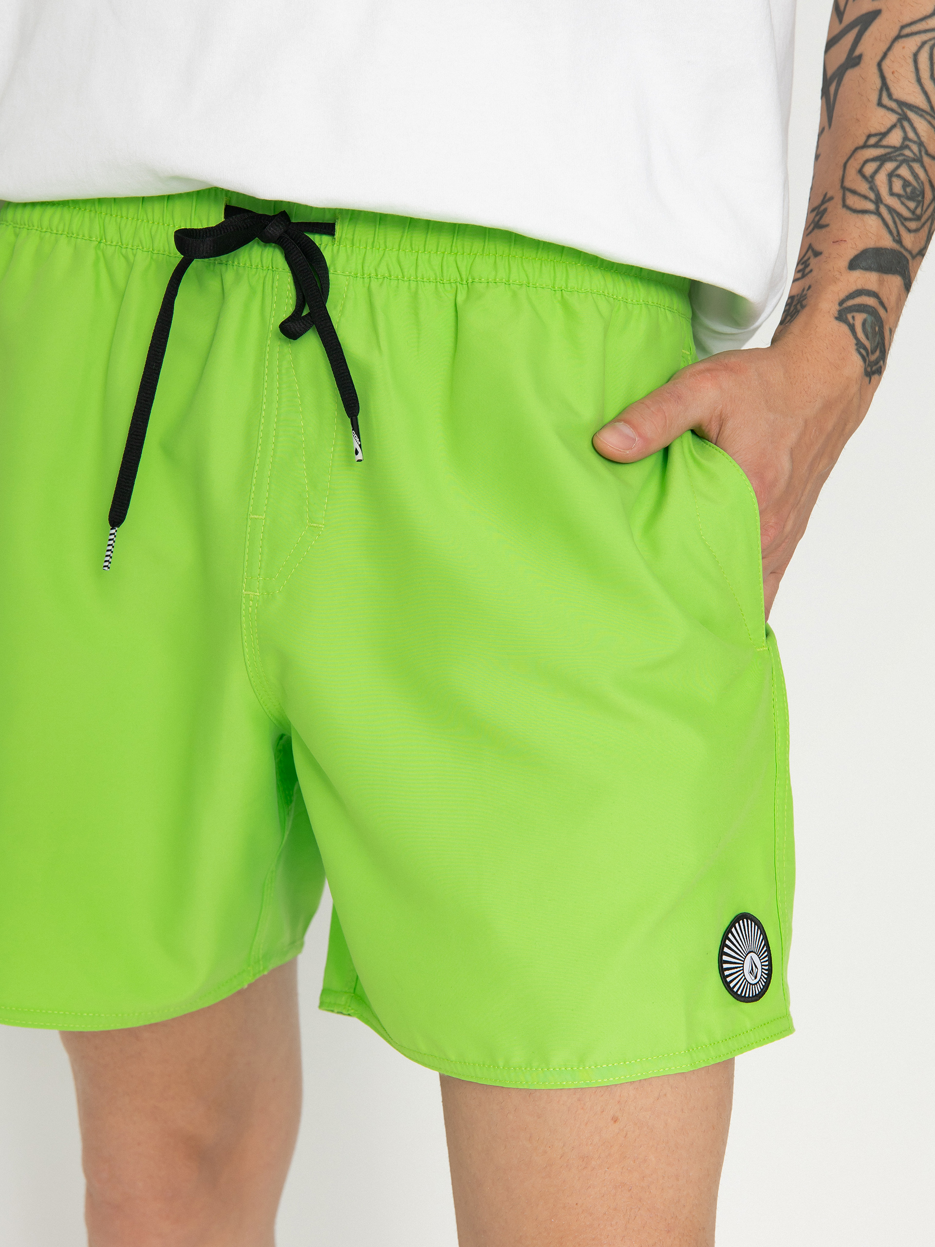 Șort Volcom Lido Solid 16 (electric green)