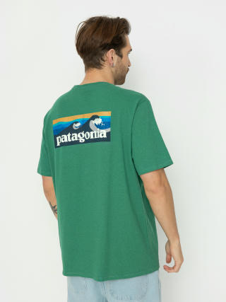 Tricou Patagonia Boardshort Logo Pocket Responsibili (gather green)