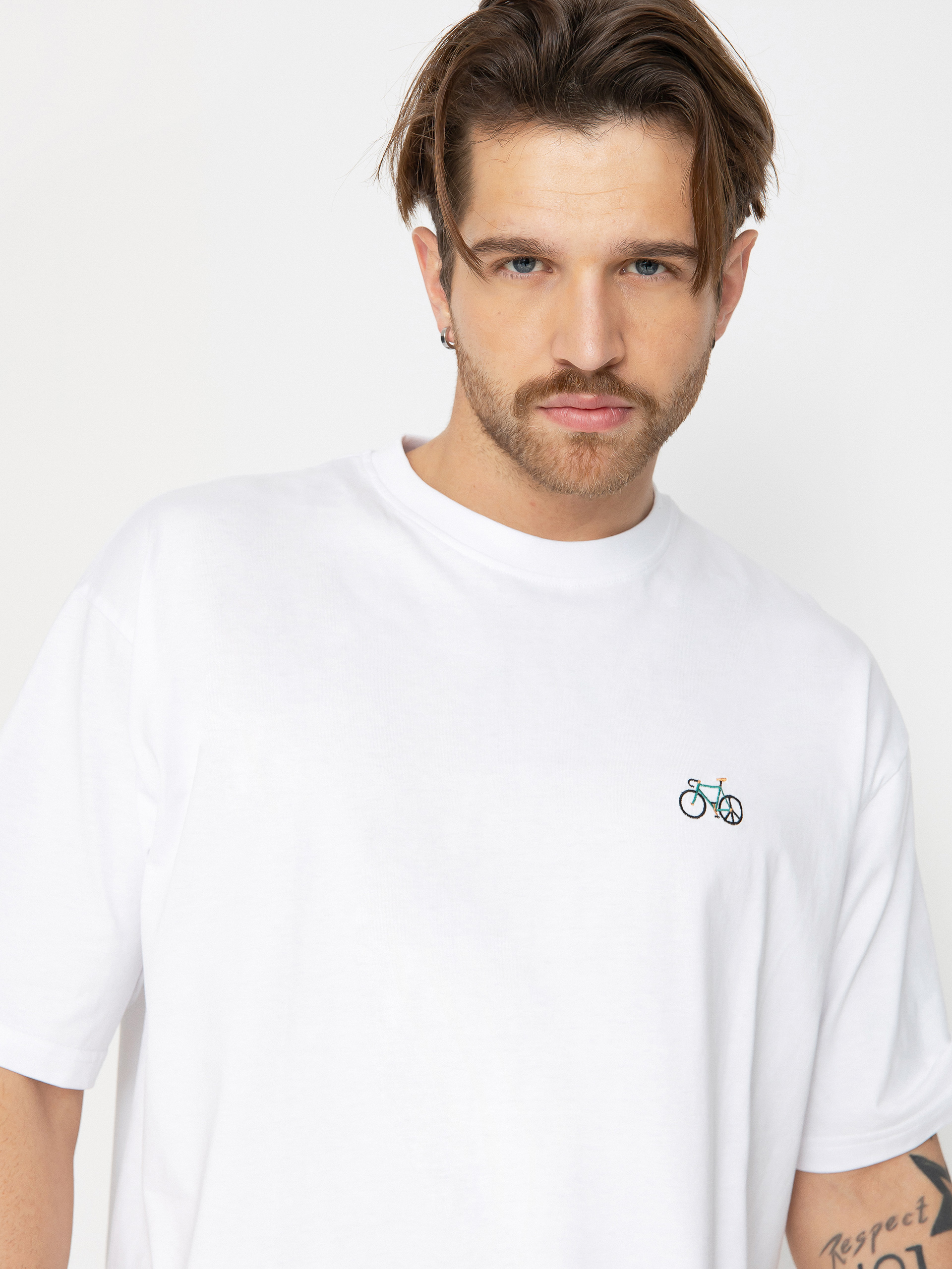 Tricou Iriedaily Peaceride Emb (white)
