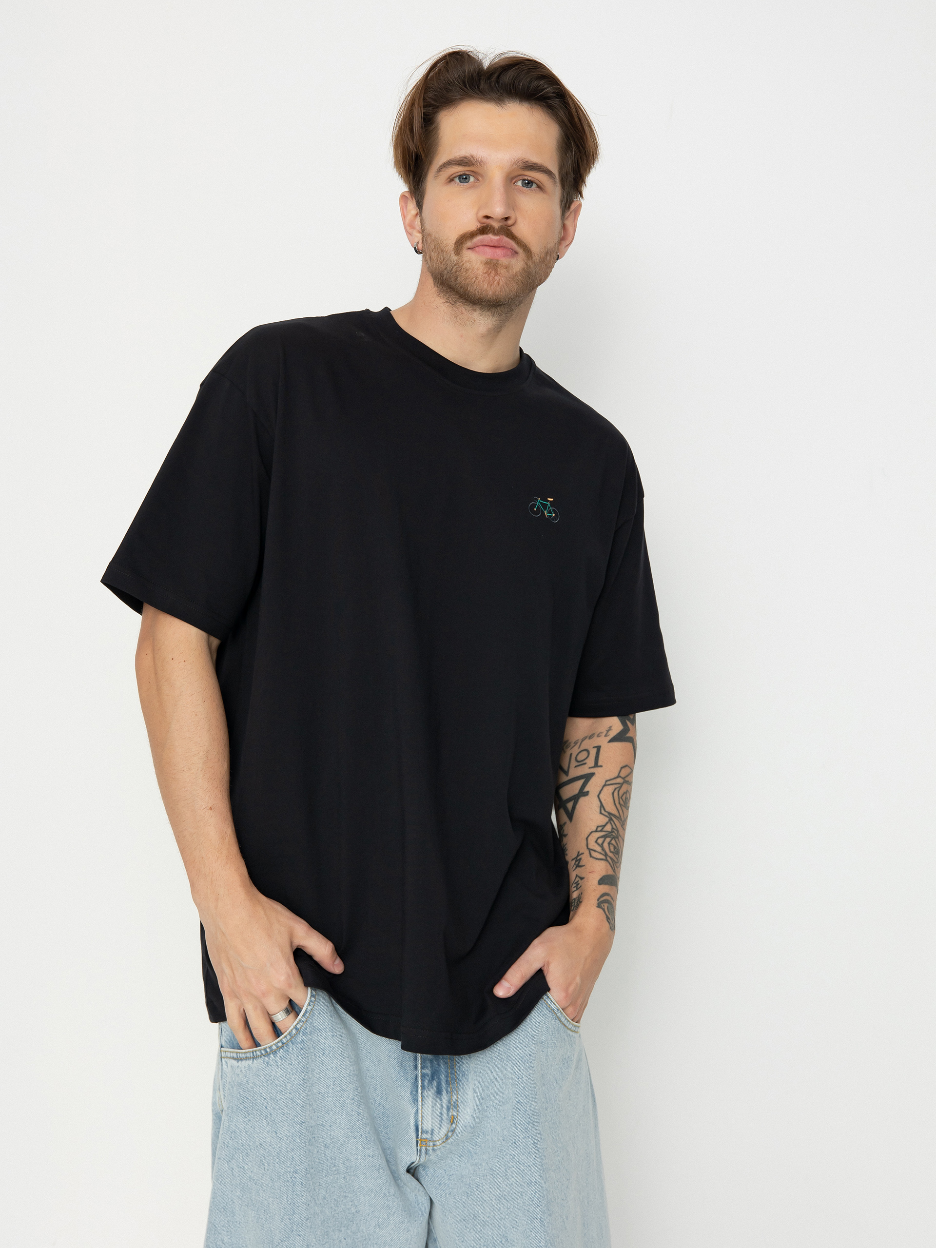 Tricou Iriedaily Peaceride Emb (black)