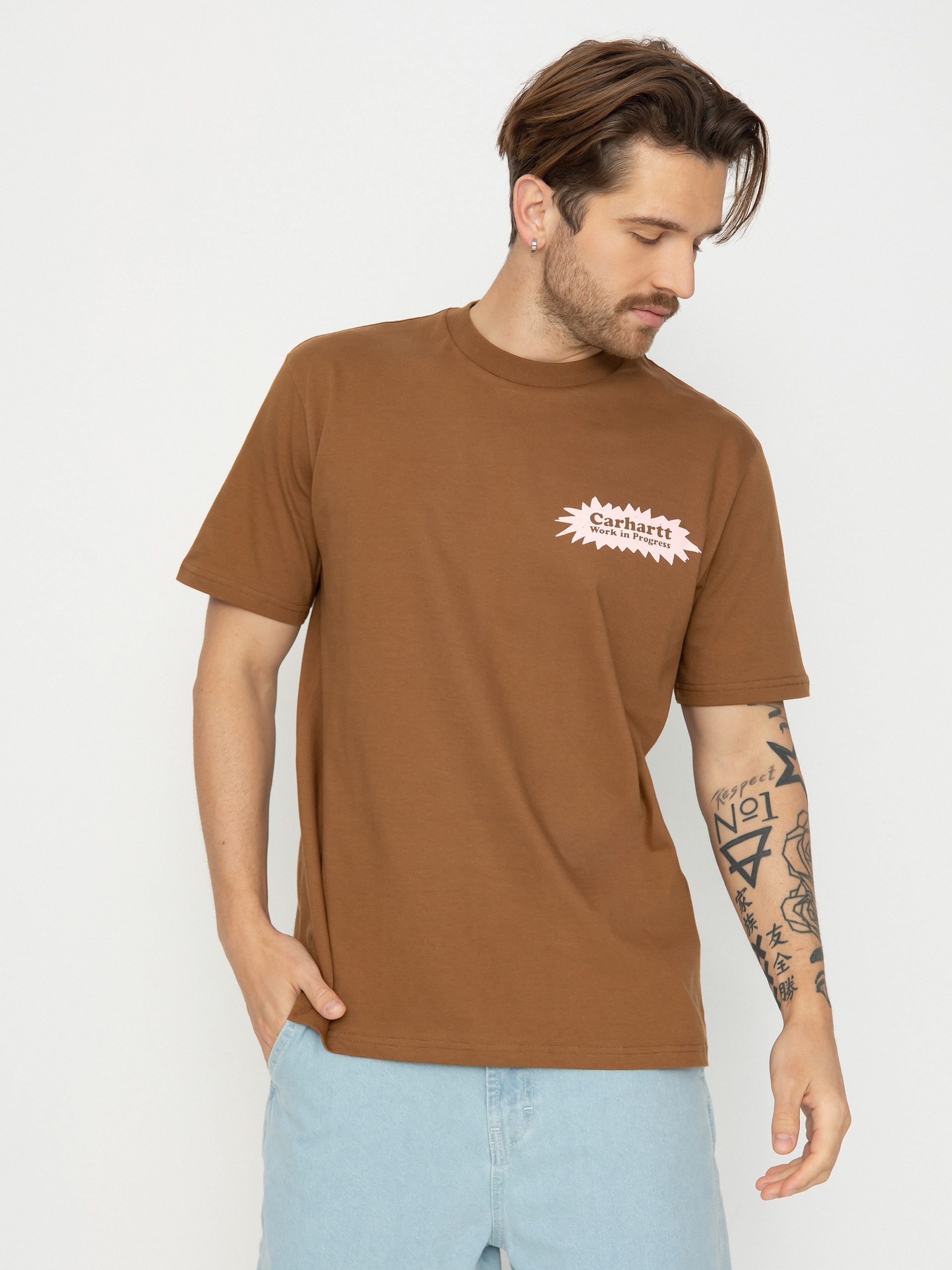 Tricou Carhartt WIP Bam (hamilton brown)