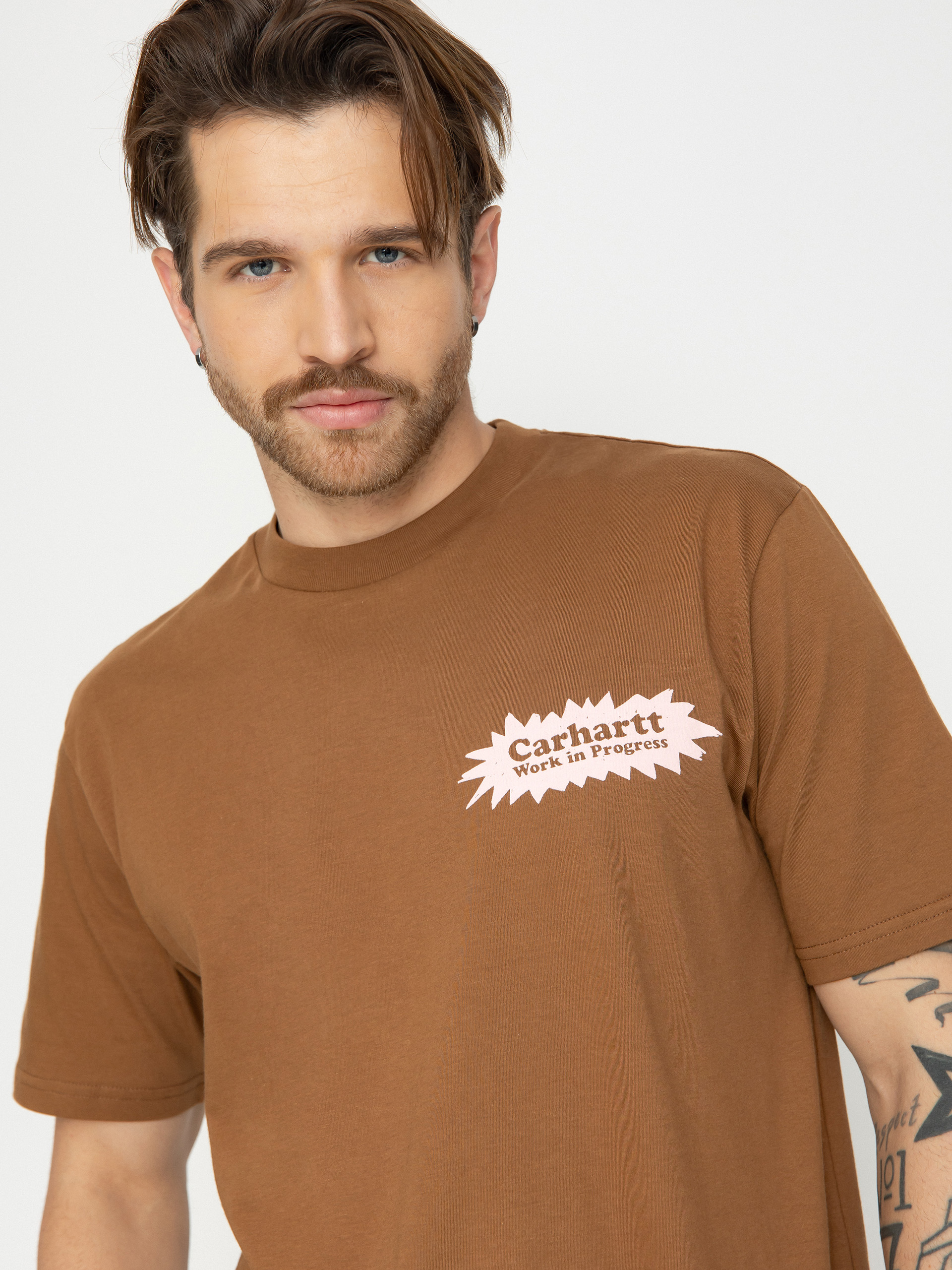 Tricou Carhartt WIP Bam (hamilton brown)